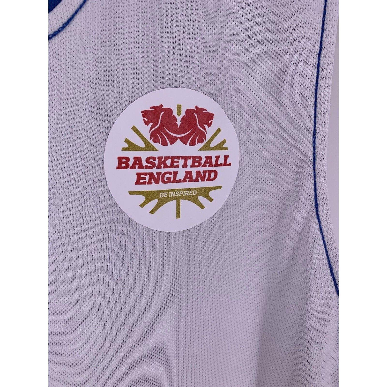 Kappa Kappa Jersey White/Blue Basketball England Reversible 2017 M Size US M / EU 48-50 / 2 - 4 Thumbnail