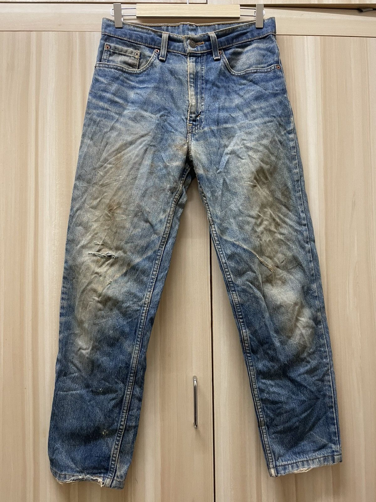 Levi's Vtg 90s Levis 616 Made in usa Distressed Denim Size US 30 / EU 46 - 1 Thumbnail
