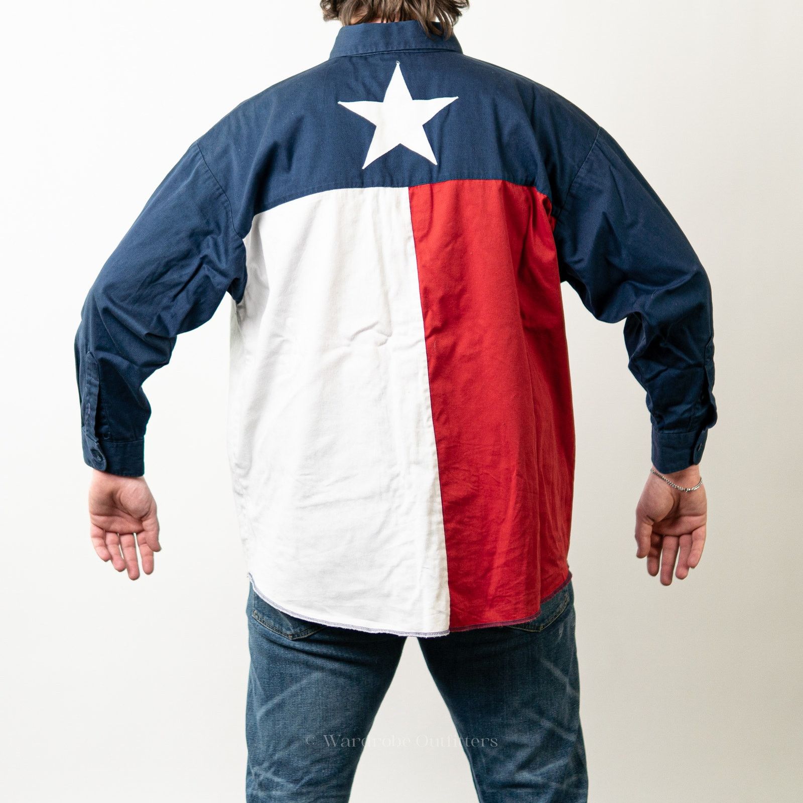 Panhandle Slim Vintage 90s Western TEXAS Flag Button Up by Panhandle Slim Size US L / EU 52-54 / 3 - 6 Thumbnail