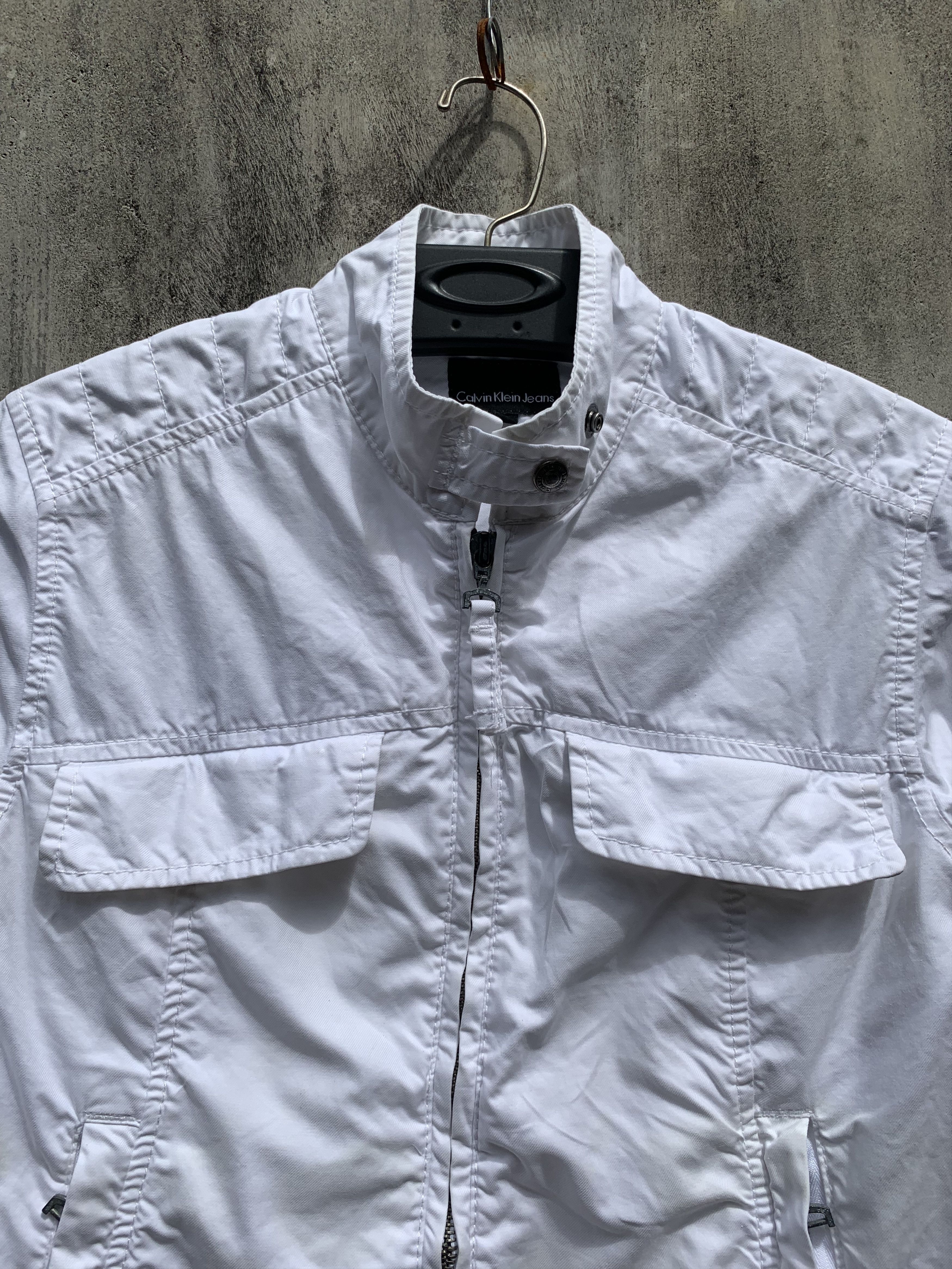 Calvin Klein Calvin Klein Jeans White Jacket Size S / US 4 / IT 40 - 2 Thumbnail