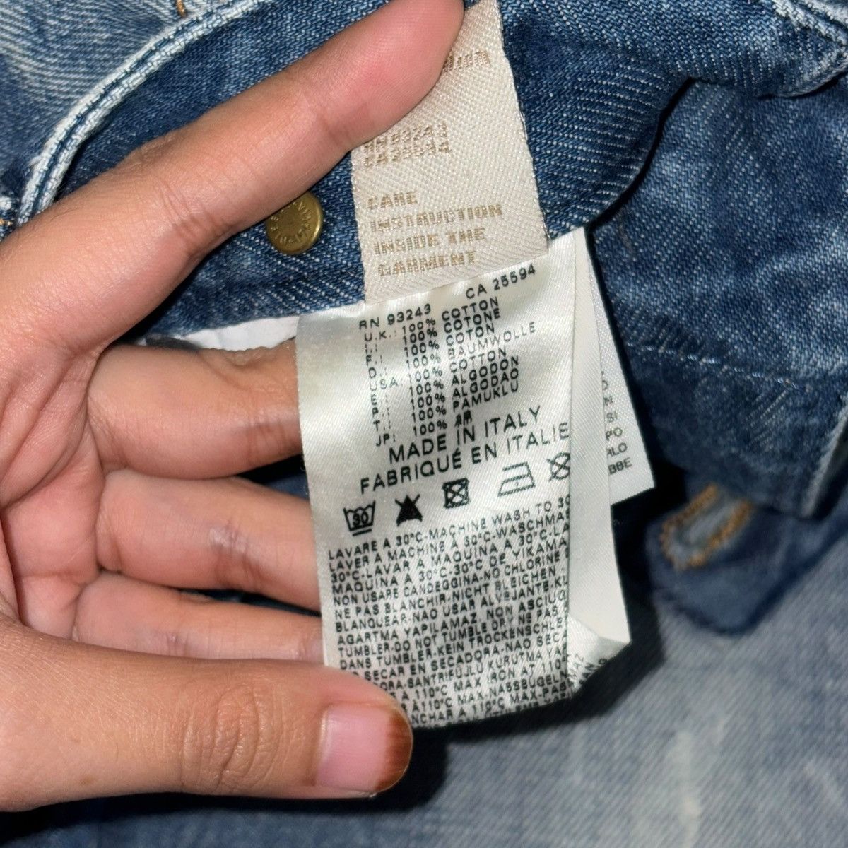 Diesel Vintage Italy Diesel Lhela Faded Wash Distressed Jeans Size 29" - 5 Thumbnail