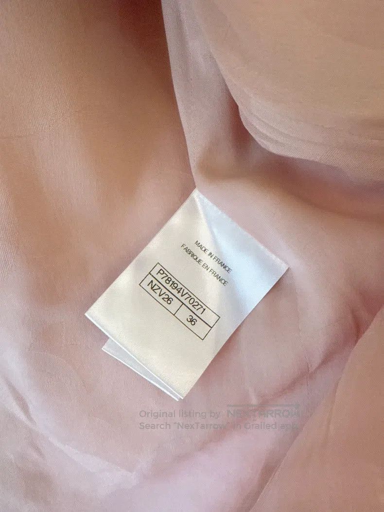 Chanel Chanel 24K autumn and winter pink waffle tweed jacket Size XS / US 0-2 / IT 36-38 - 7 Thumbnail