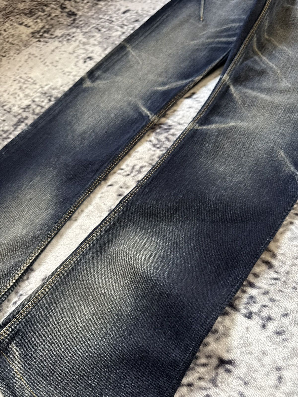 Nicole Club Nicole Club Japan Mud Wash Contrast Stitch Flare Jeans Rare Size US 29 - 11 Thumbnail