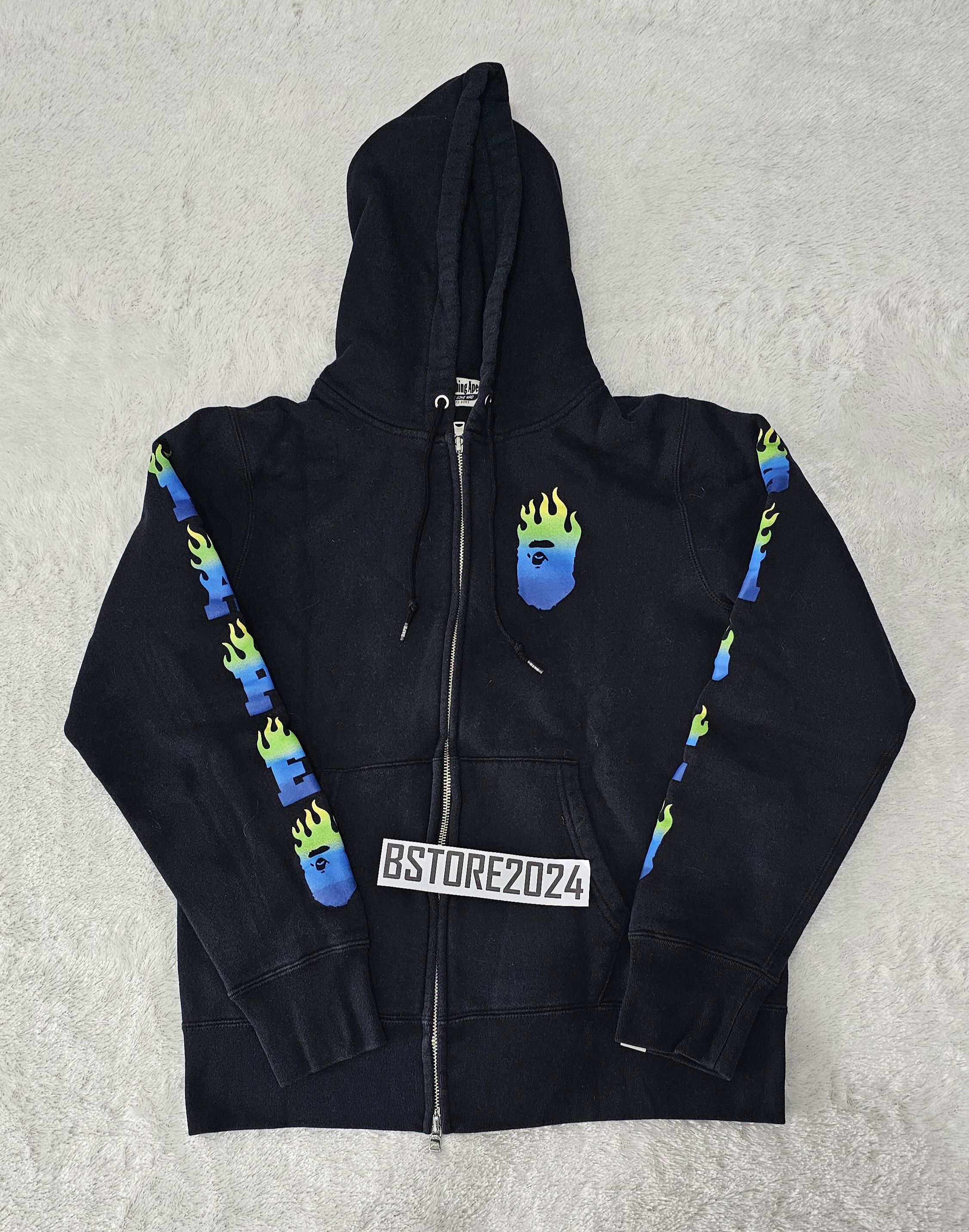 Bape Bape Flame Hoodie Size US M / EU 48-50 / 2 - 1 Thumbnail