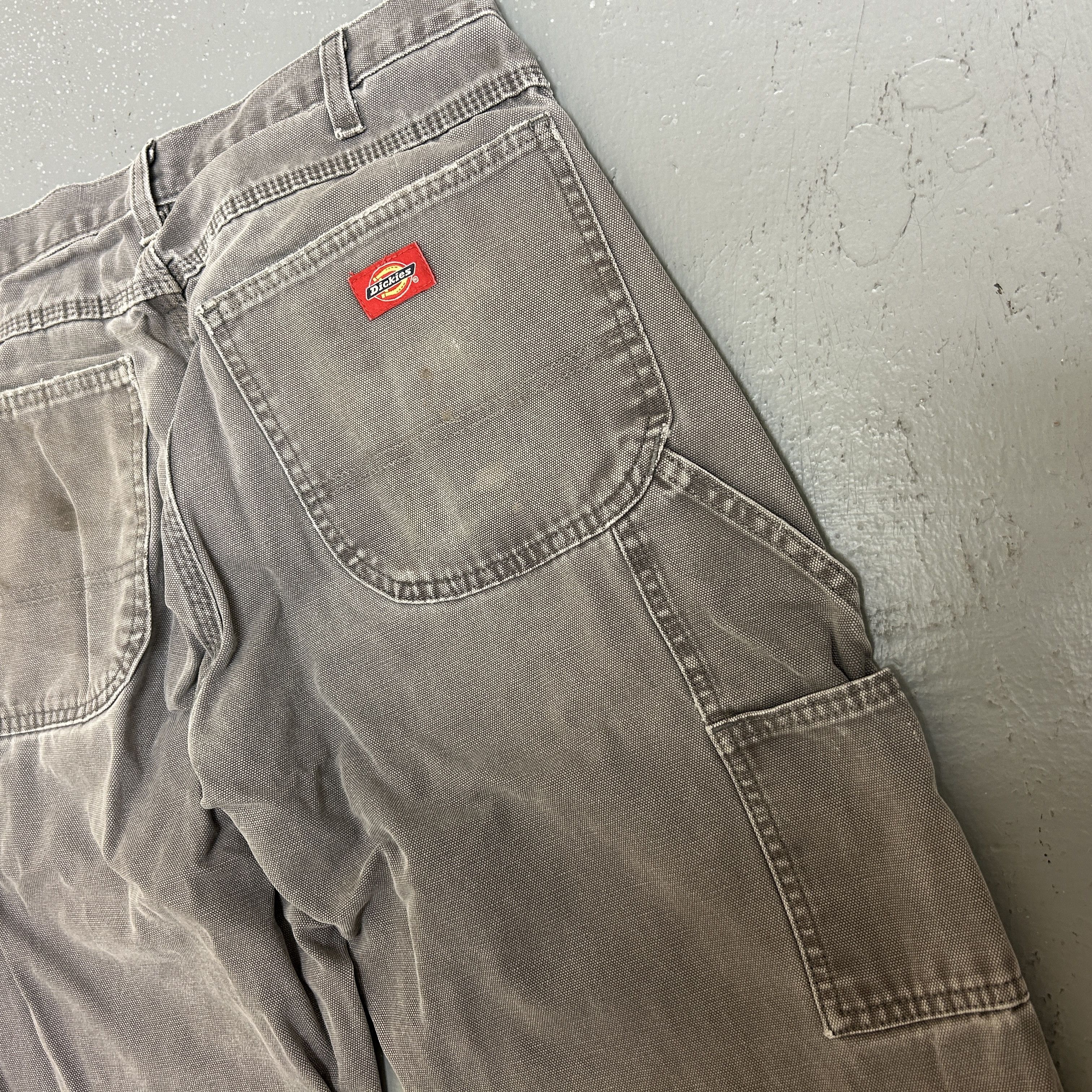 Dickies Distressed Vintage Dickies Workwear Pant — Grey (32x32) Size US 32 / EU 48 - 7 Thumbnail