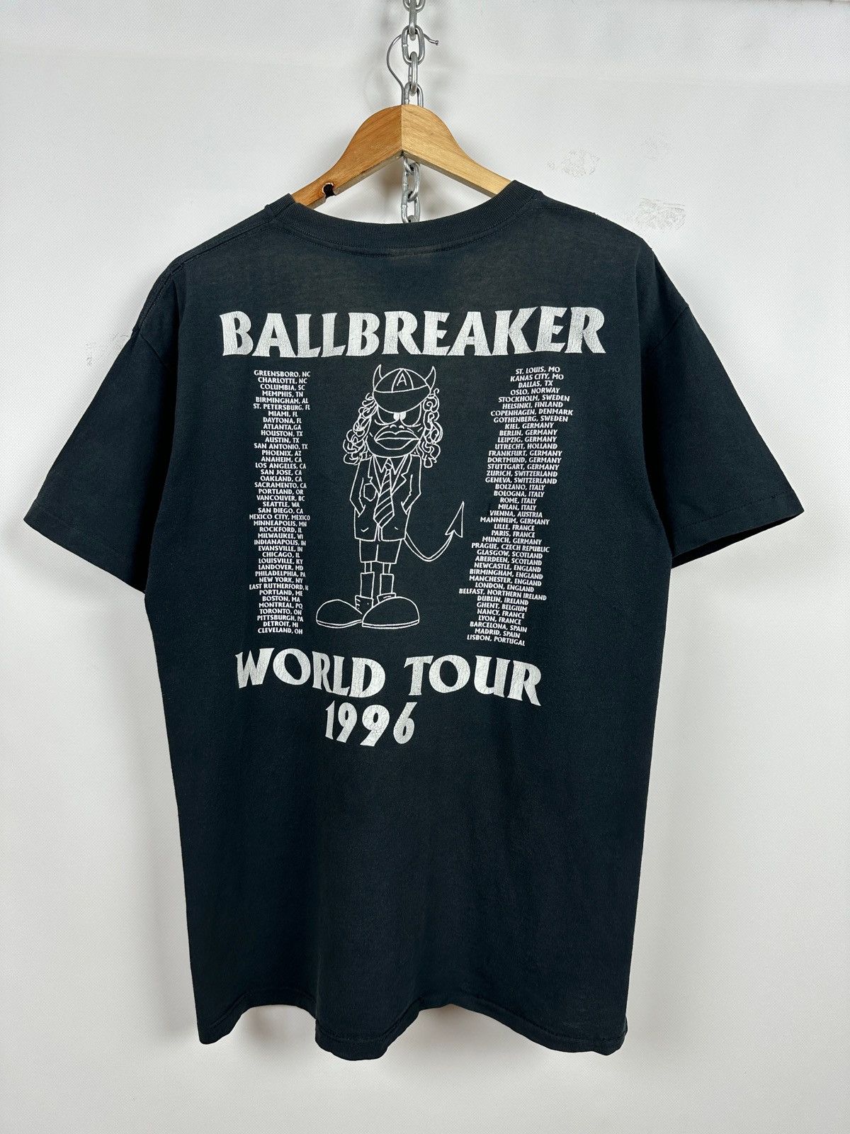 Band Tees 1996 Vintage AC/DC Ballbreaker Brockum World Tour T-Shirt Size US L / EU 52-54 / 3 - 1 Thumbnail