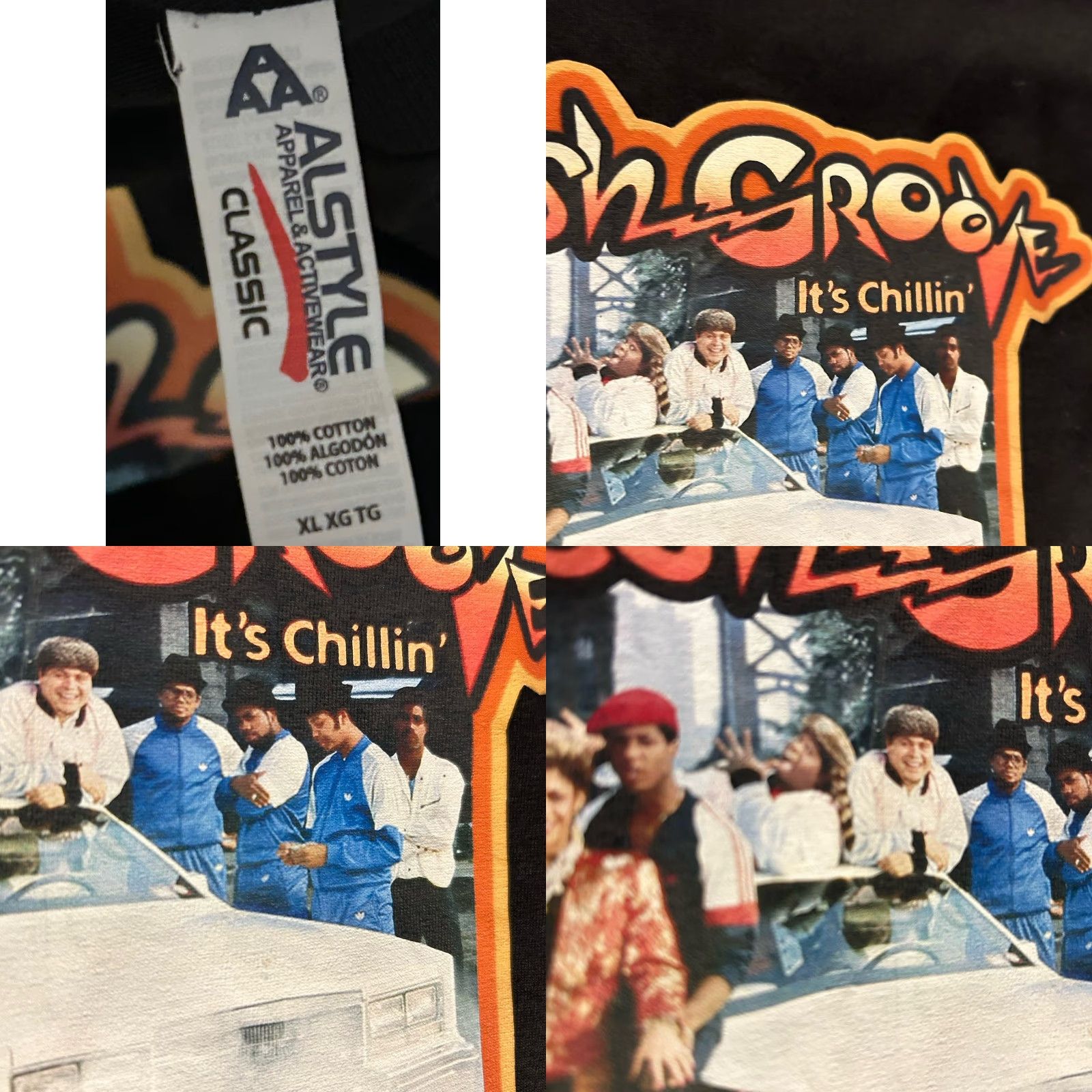 Vintage Krush Groove Movie It’s Chillin Shirt Men XL Black Short Sleeve Retro NWOT Rap Shirt Size US XL / EU 56 / 4 - 9 Thumbnail