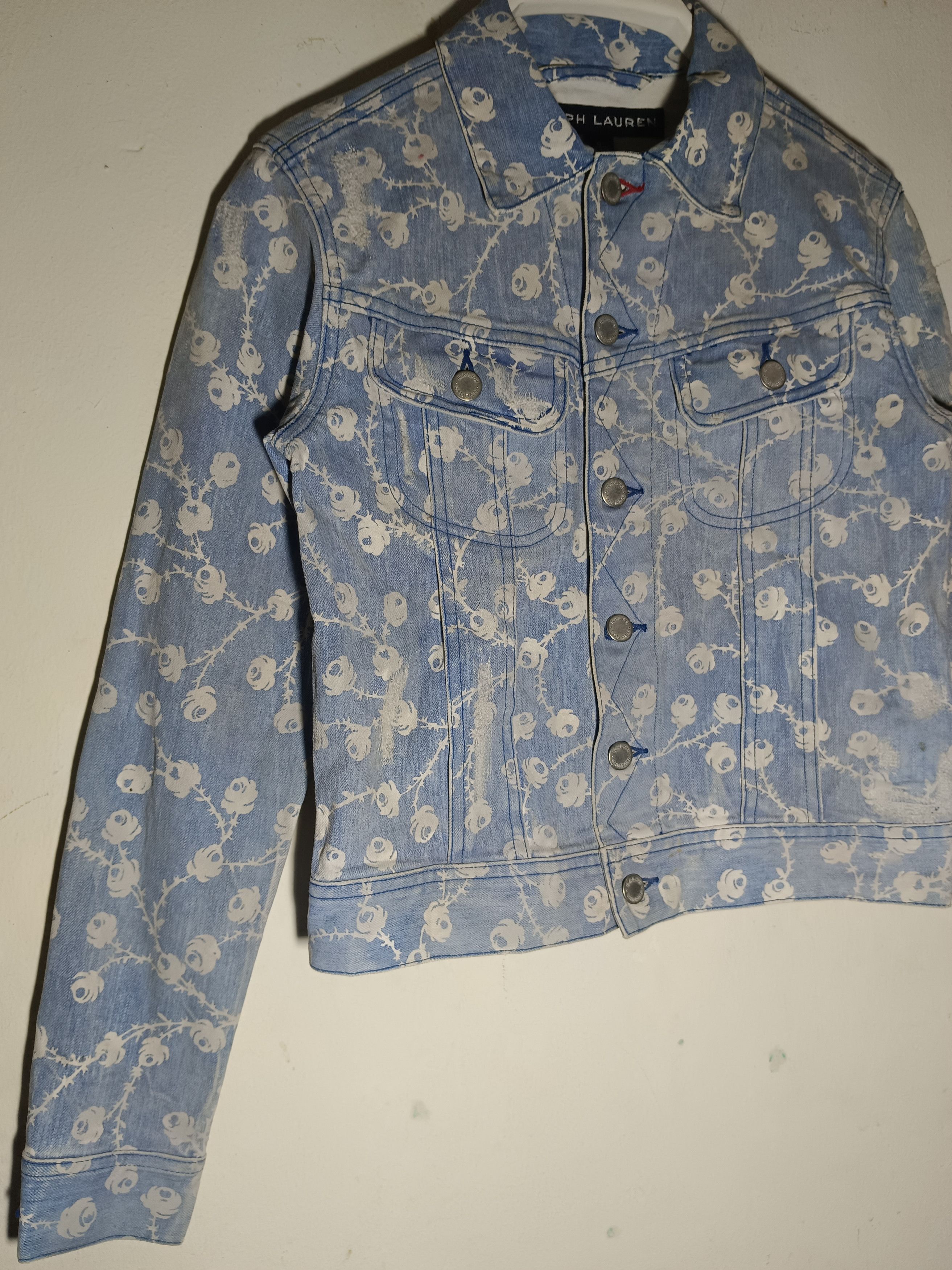 Ralph Lauren Ralph Lauren Distressed Trucker Jacket Size US XS / EU 42 / 0 - 4 Thumbnail