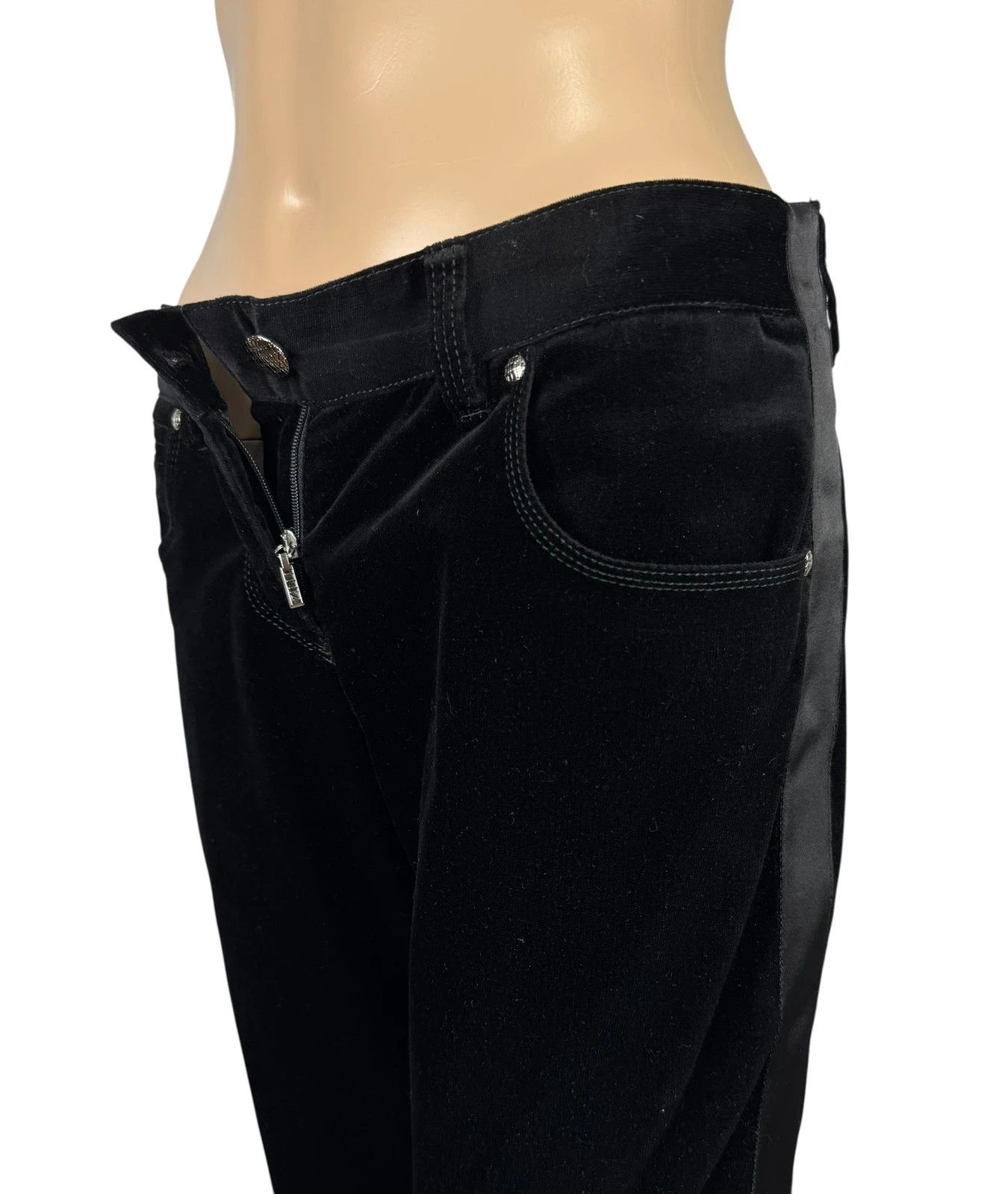 Zilli Zilli Womens Pants Velour size 40 Size 27" / US 4 / IT 40 - 9 Thumbnail