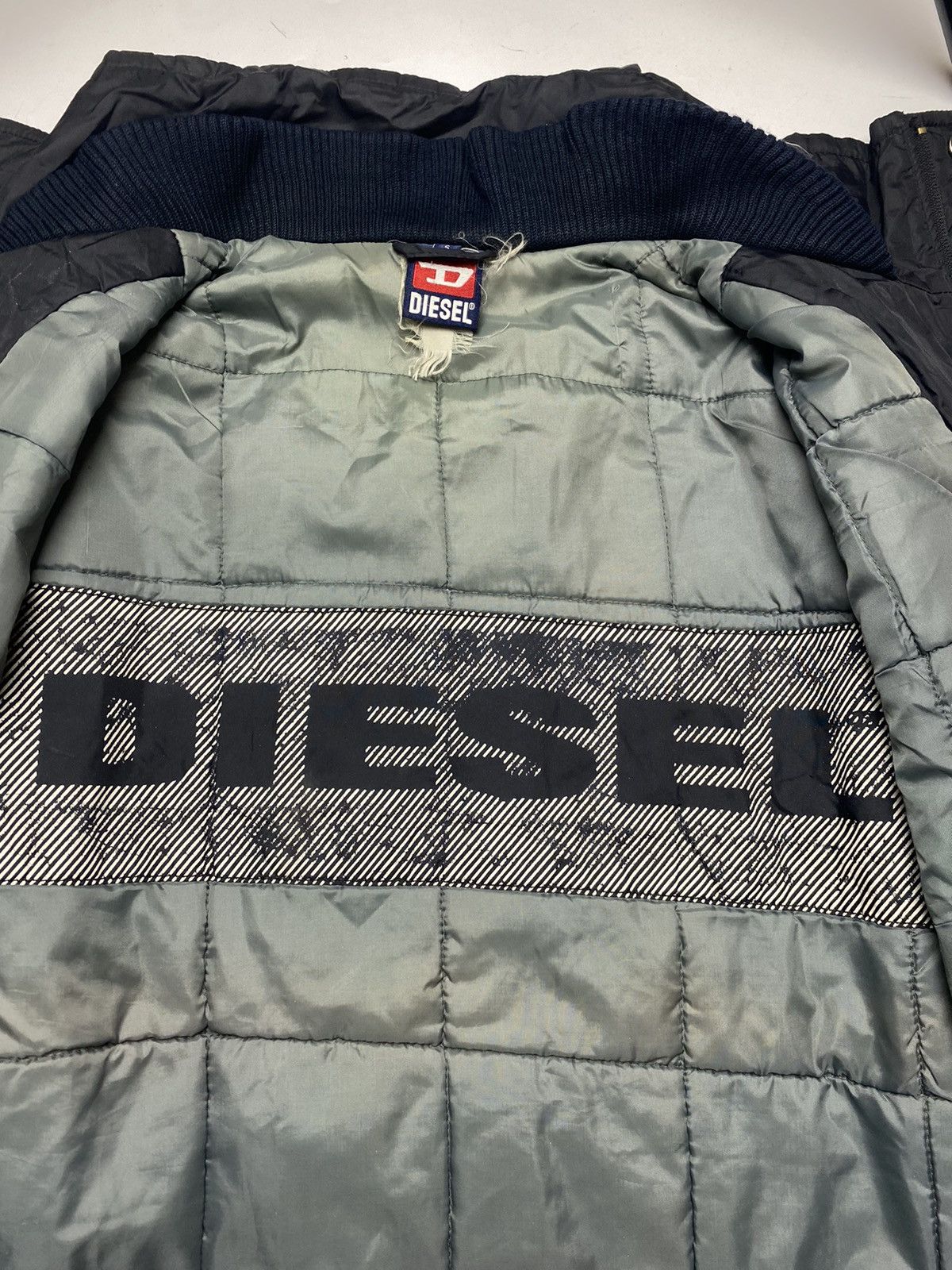 Diesel 2000s Diesel - Punk Label Iconic Big Logo Oversized Jacket Size US L / EU 52-54 / 3 - 6 Thumbnail