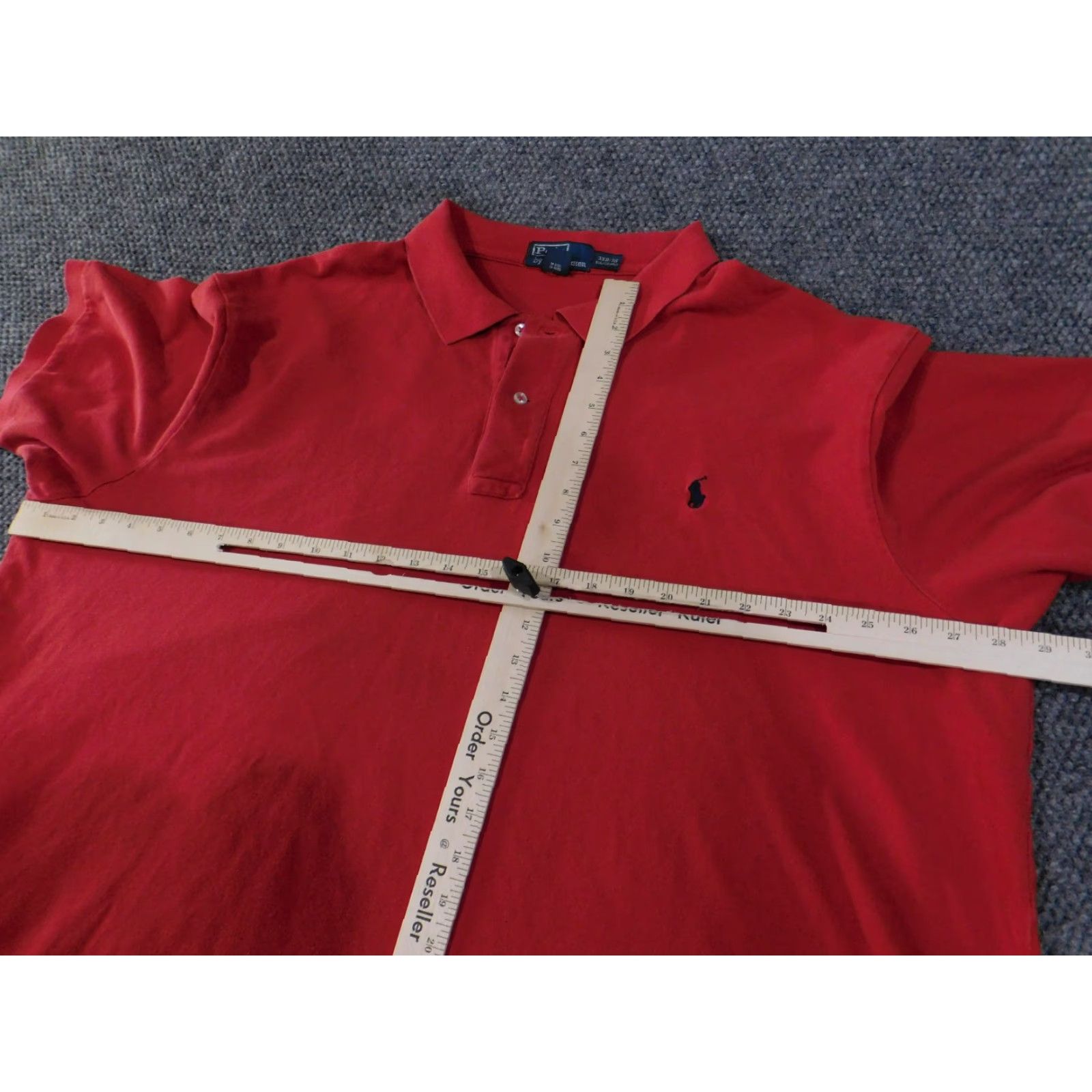 Polo Ralph Lauren Polo Ralph Lauren Polo Shirt Mens 3XB Red Cotton Classic Pony Embroidered Golf Big & Tall Boys? (Note: ensure concise) Size US XXL / EU 58 / 5 - 7 Thumbnail
