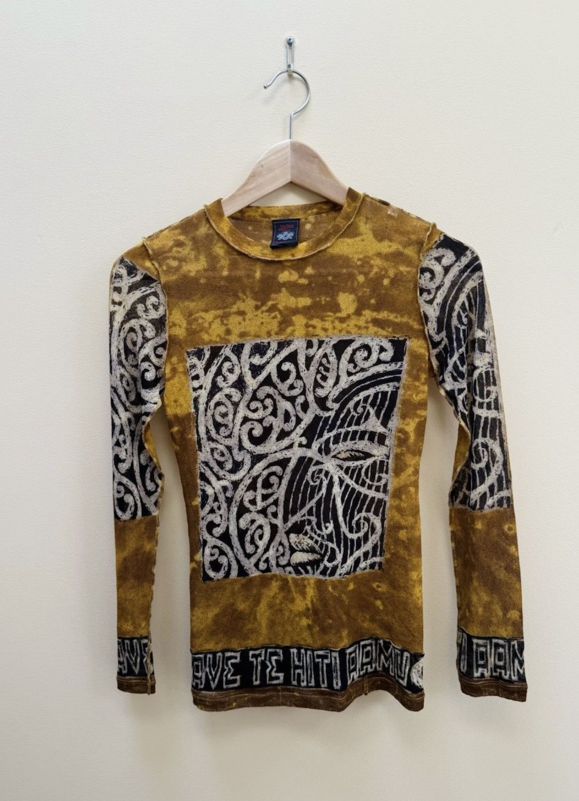 Jean Paul Gaultier SS 1996 JEAN PAUL GAULTIER Classique Long Sleeve Mesh Top S Size S / US 4 / IT 40 - 6 Thumbnail