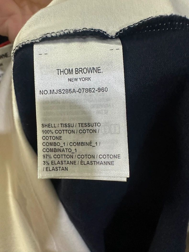 Thom Browne Thom Browne Round collar short sleeves Size US L / EU 52-54 / 3 - 7 Thumbnail