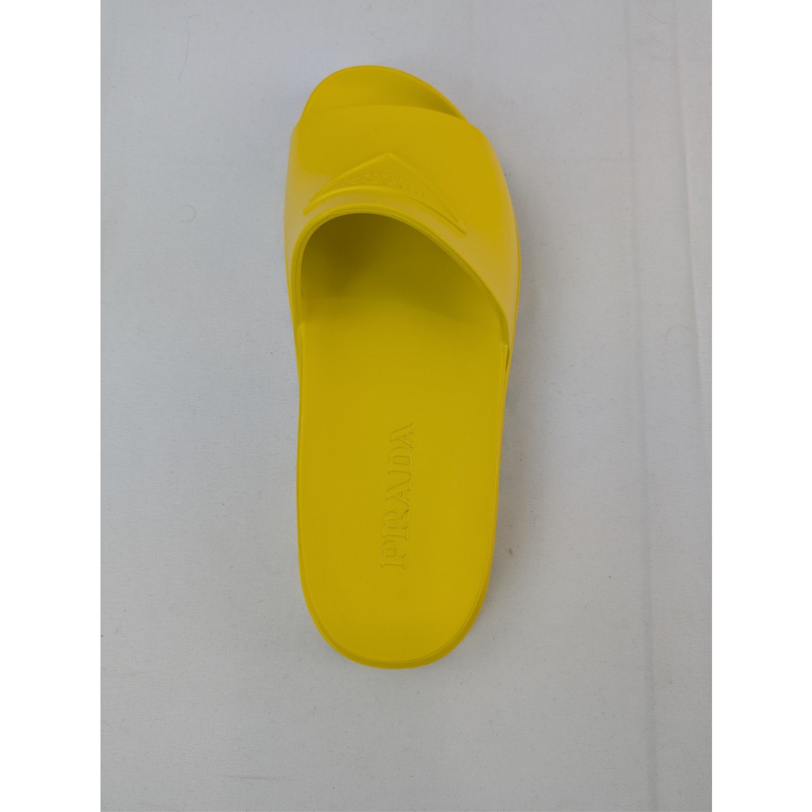 Prada o1rshd1 EVA Rubber Slide Sandals Slippers in Yellow Size US 11 / EU 44 - 16 Thumbnail