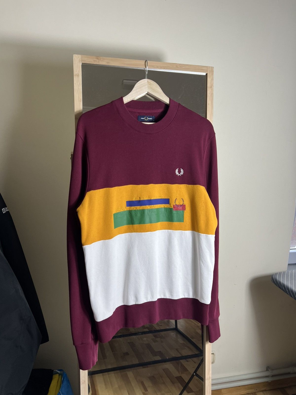 Fred Perry Fred Perry M Red Big Logo Men’s Vintage Y2K Size US M / EU 48-50 / 2 - 1 Thumbnail