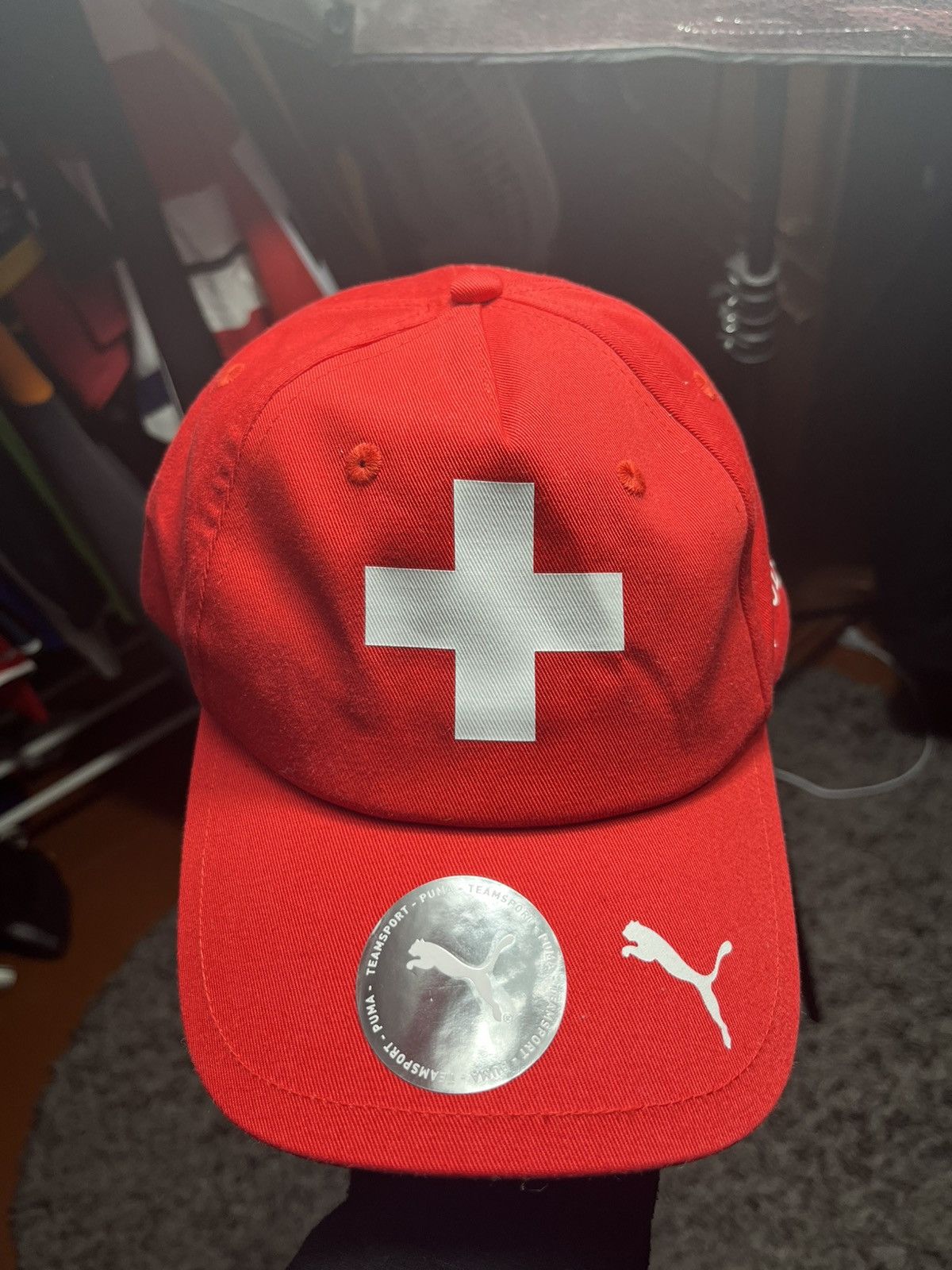 Puma BNWT PUMA SWITZERLAND SWISS NATIONAL TEAM CAP NEW Size ONE SIZE - 2 Thumbnail