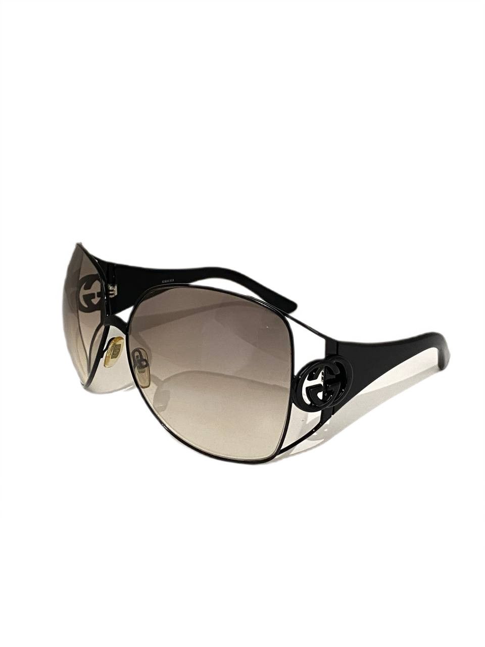 Gucci Gucci x Tom Ford GG Logo Black Oversized 2794 S Sunglasses Size ONE SIZE - 1 Thumbnail