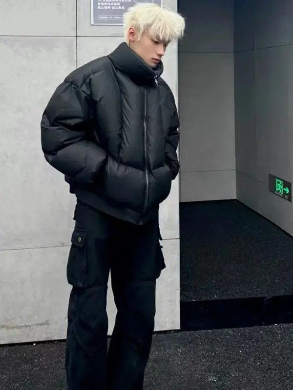 VIBE Black Puffer Jacket Size US L / EU 52-54 / 3 - 3 Thumbnail