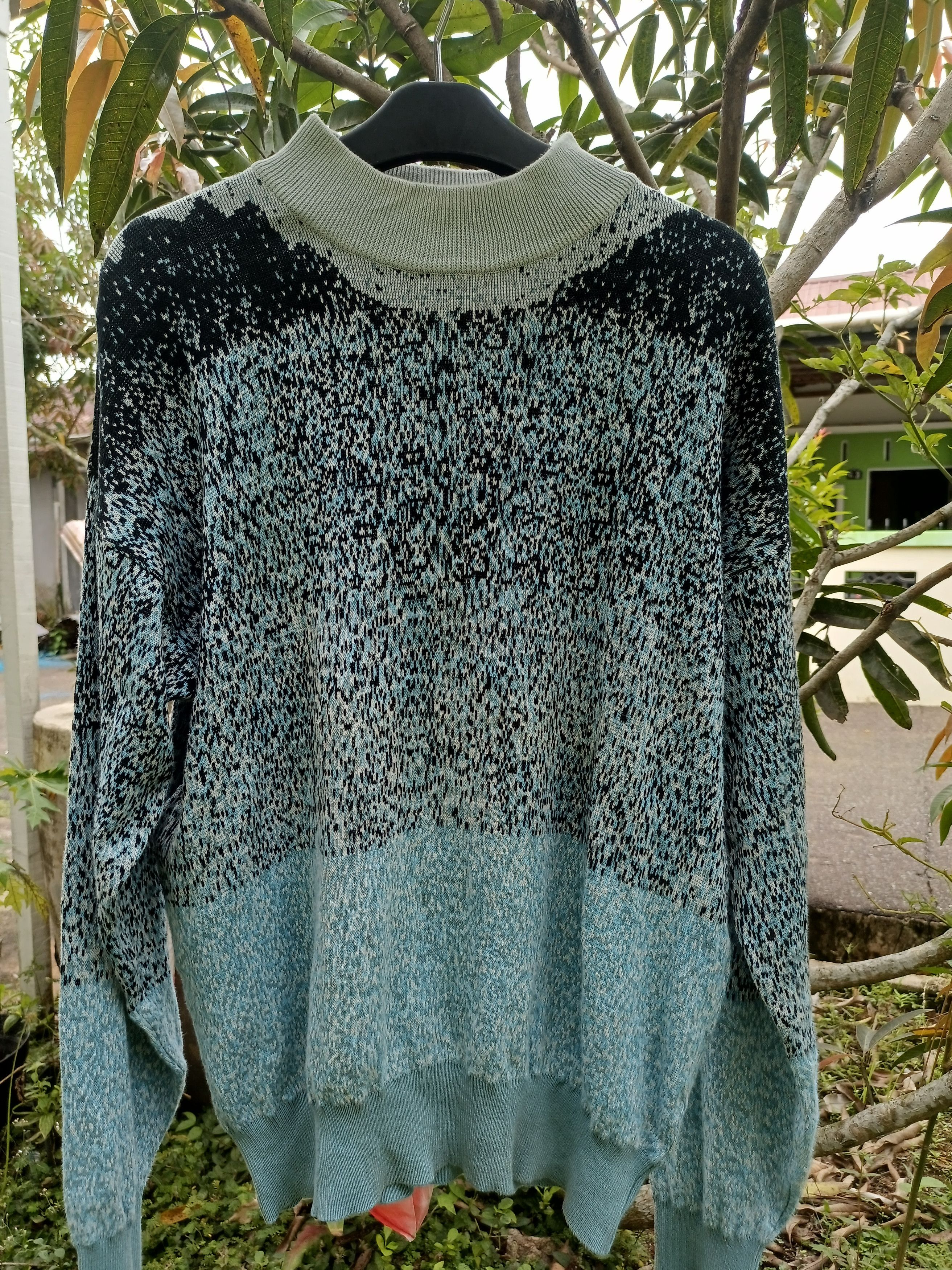 Designer × Kenzo KENZO PARIS Mix Color Knit Sweater Jumper Neck Size US L / EU 52-54 / 3 - 14 Thumbnail