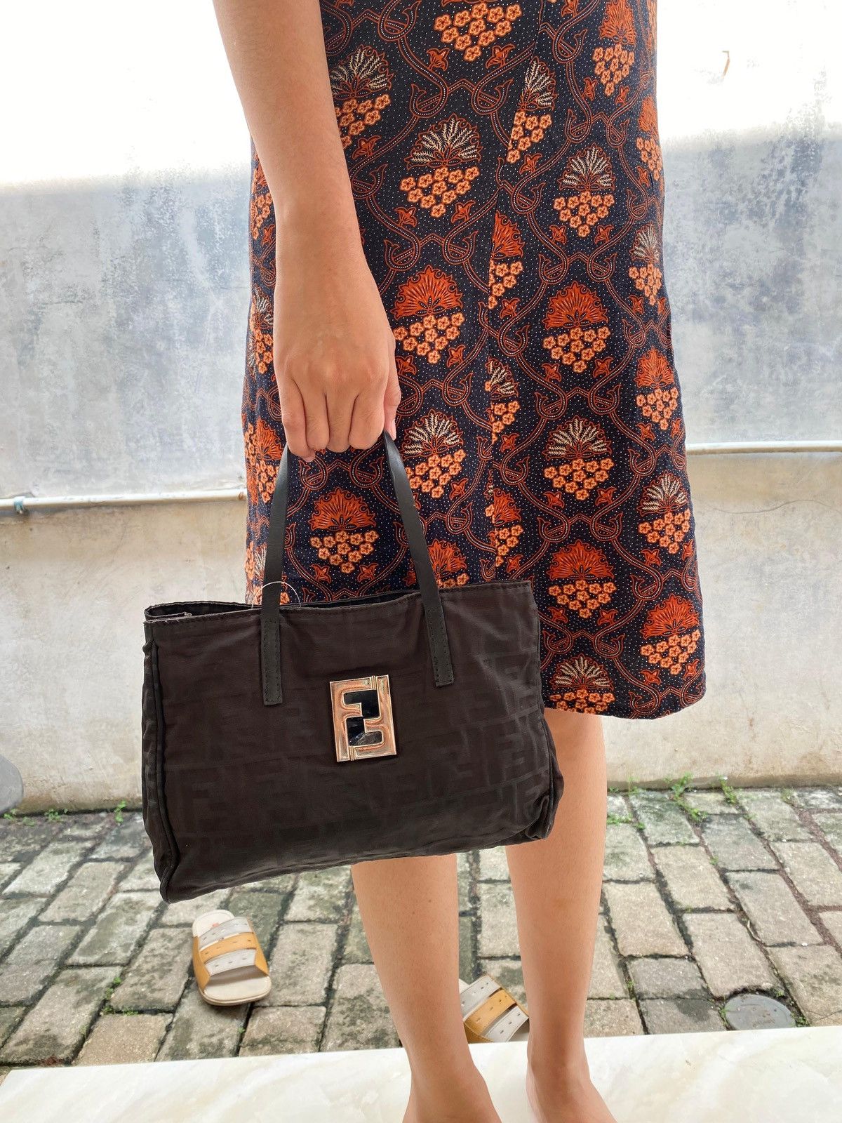 Fendi vintage fendi monogram handle bag Size ONE SIZE - 4 Thumbnail