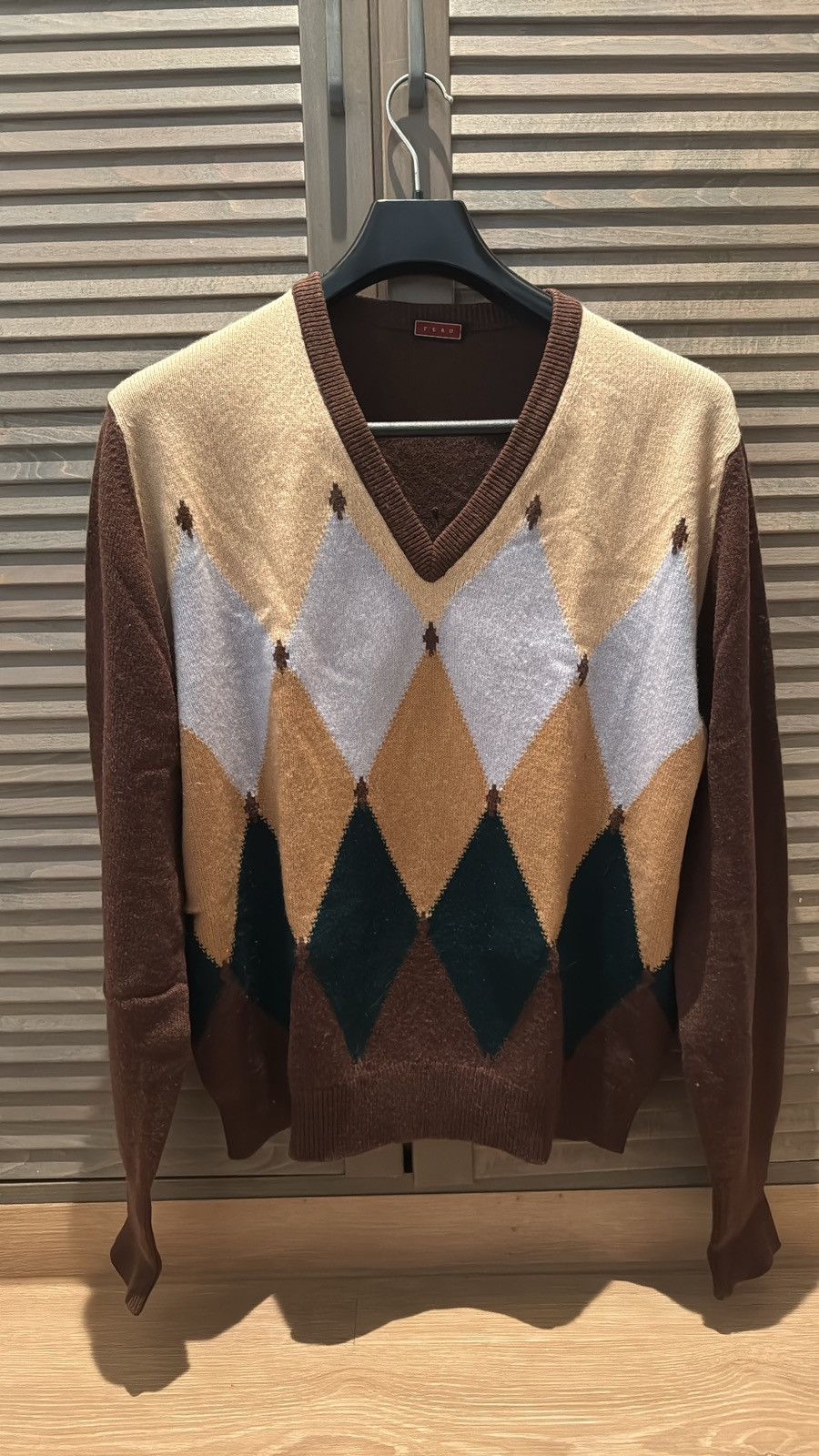 image of Fedeli (Feru) Brown Sweater, Men's (Size Medium)