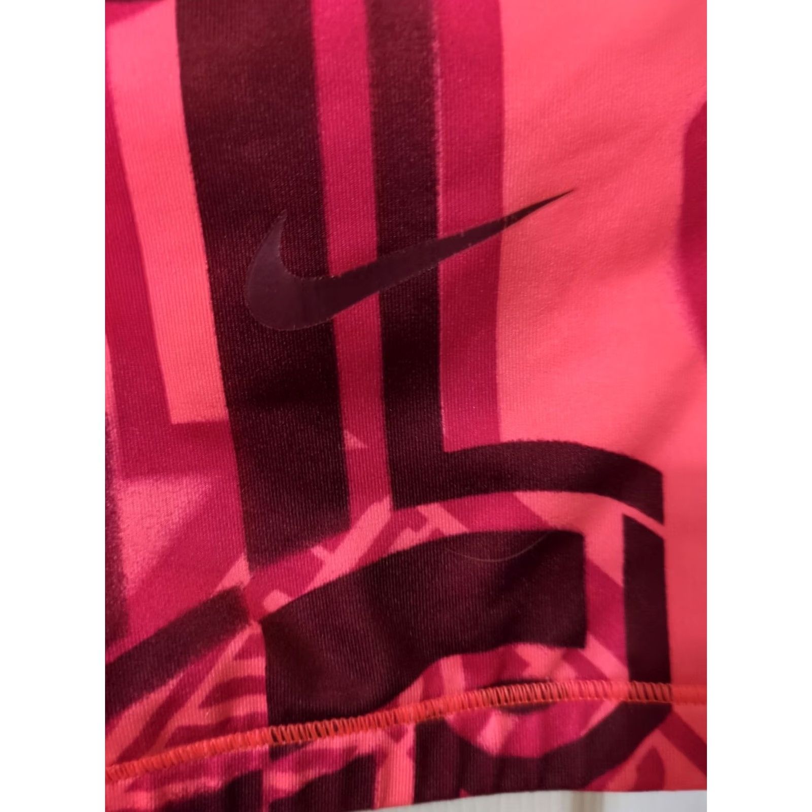 Nike Nike Pro Dri-Fit Sports Bra Racer Back Womens S Red Bra Nike Pro Sports Bra Racerback Womens S Red Size ONE SIZE - 3 Thumbnail