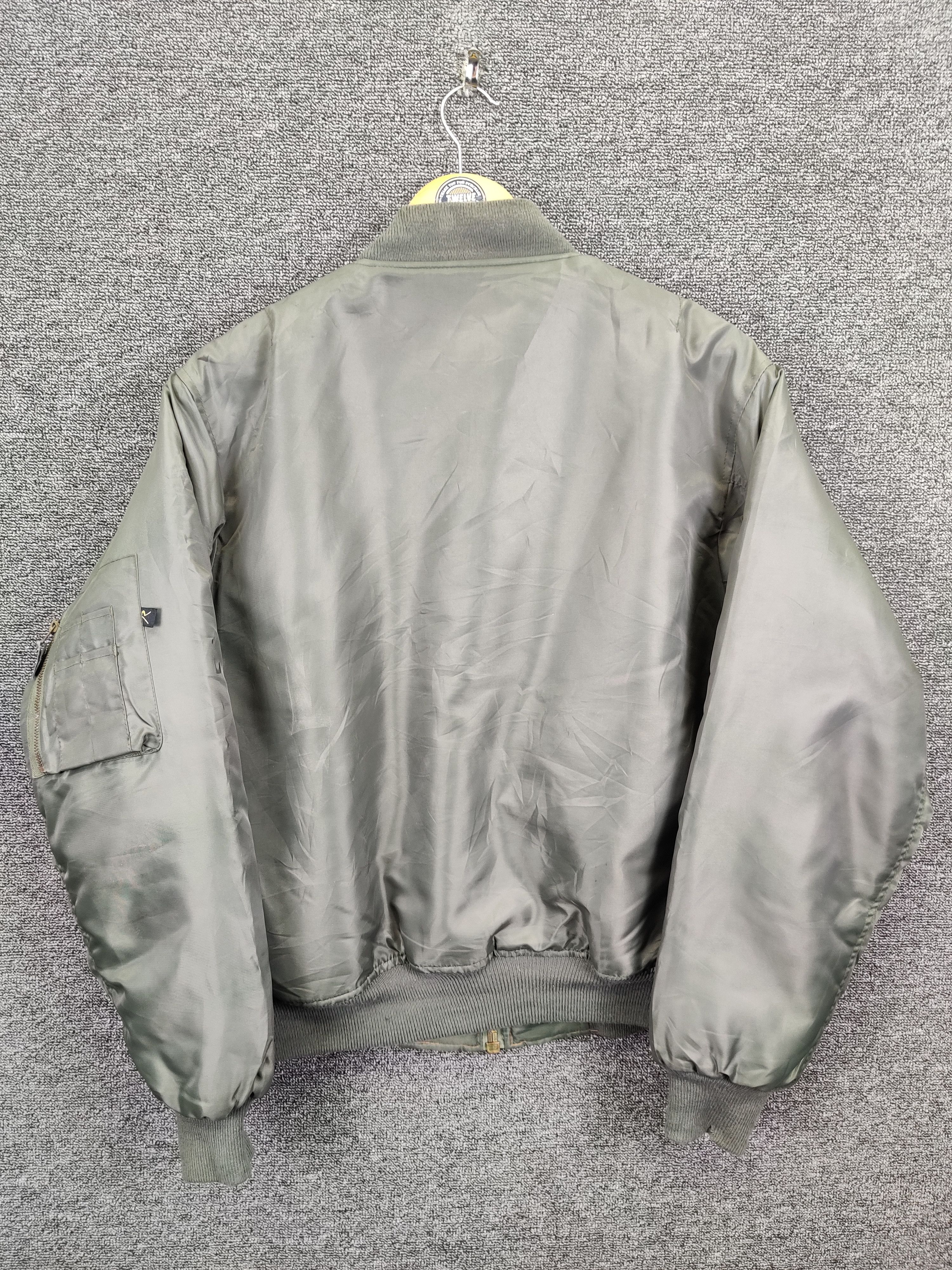 Japanese Brand Vintage Rothco Military MA-1 Flight Bomber Jacket Size US L / EU 52-54 / 3 - 6 Thumbnail