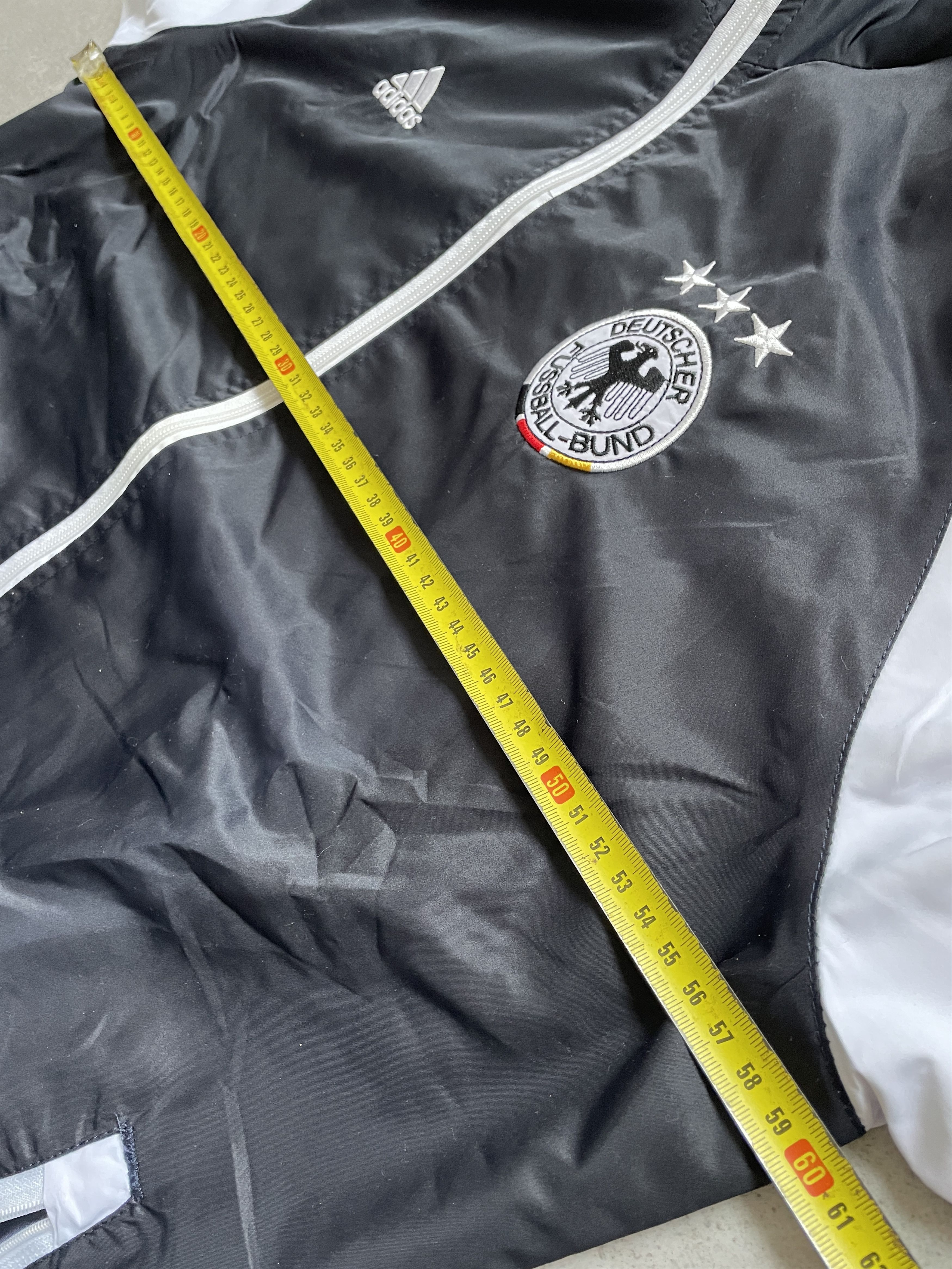 Adidas Y2K ADIDAS BLACK WHITE GERMANY BLOKECORE TRACKSUIT Size US L / EU 52-54 / 3 - 2 Thumbnail