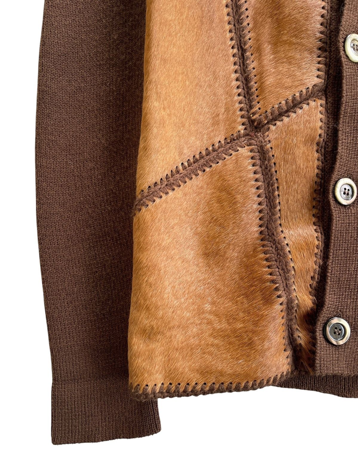 Vintage RARE❗️1950s Canon Real Fur Horse Leather Knit Size US M / EU 48-50 / 2 - 10 Thumbnail