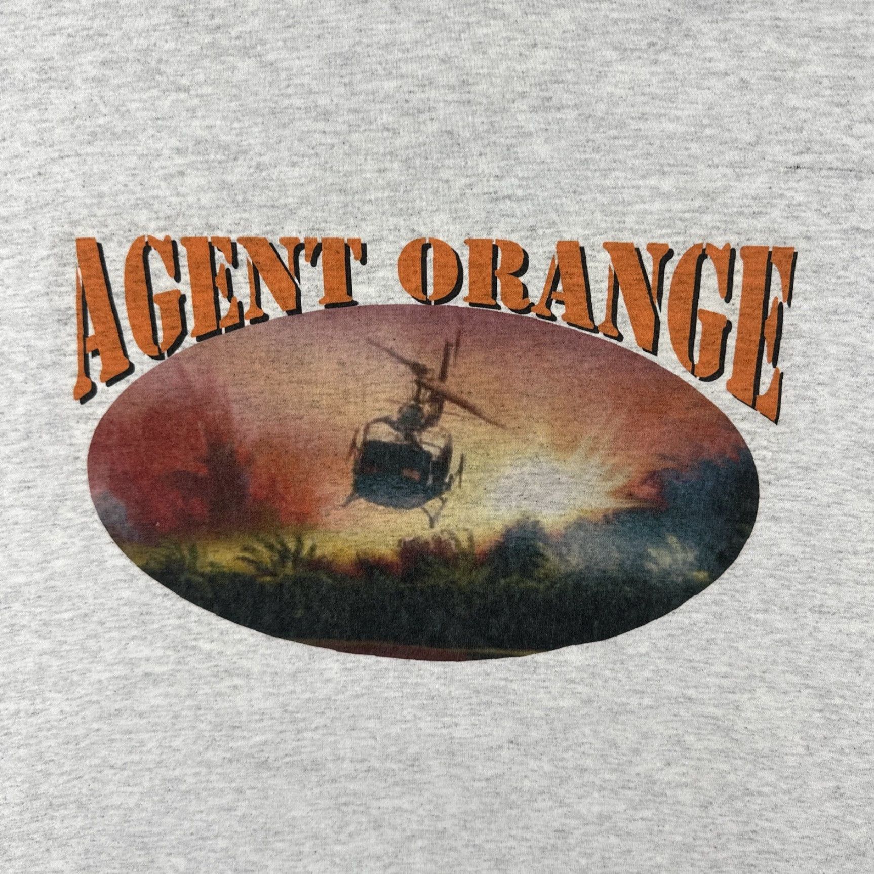 Hanes VINTAGE Hanes T Shirt XL Gray 50/50 Short Sleeve Graphic Tee Men Decade 1990s Agent Orange Cont… Size US XL / EU 56 / 4 - 7 Thumbnail