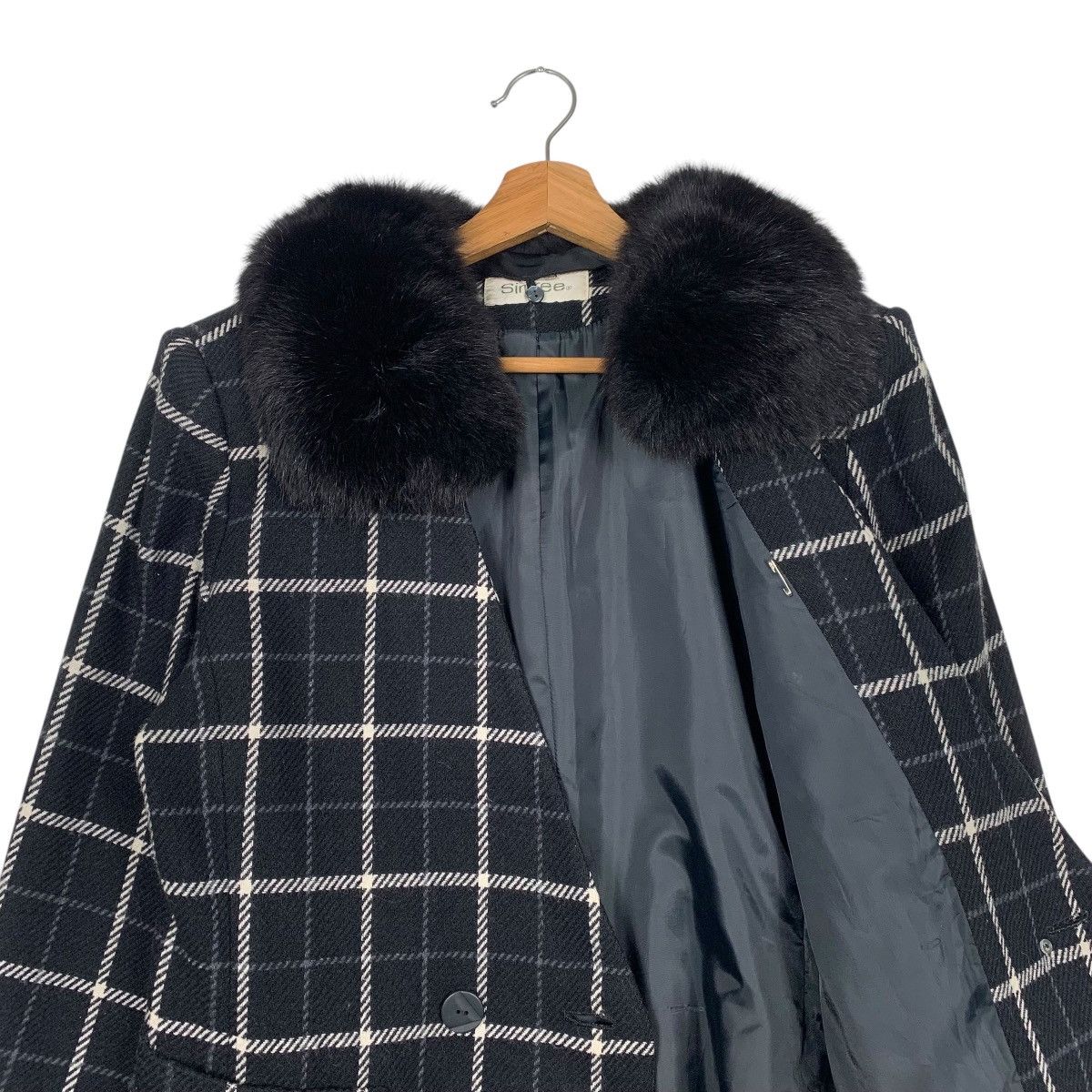 Japanese Brand Japanese Brand Simree Checkered Double Breasted Wool Jacket Size M / US 6-8 / IT 42-44 - 10 Thumbnail