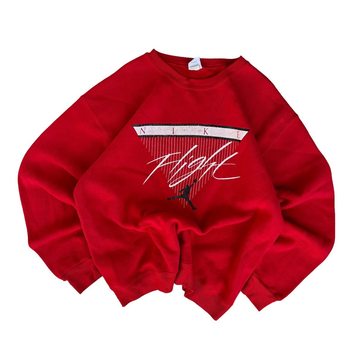 Jordan Brand × Nike 80s Nike Jordan Flight True Vintage Sweatshirt Pullover Size US M / EU 48-50 / 2 - 2 Thumbnail
