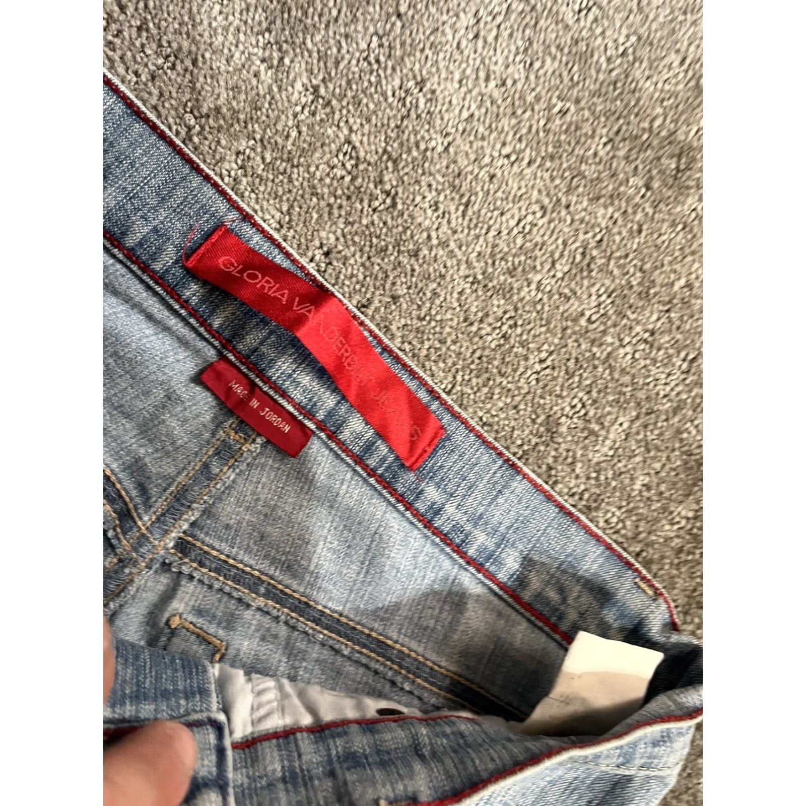 Gloria Vanderbilt VINTAGE Gloria Vanderbilt Jeans 12 High Waisted Classic Fit Women’s 90s Blue Cotton 28 in 26.5 in 1990s Mens Girls Size 28" / US 6 / IT 42 - 5 Thumbnail