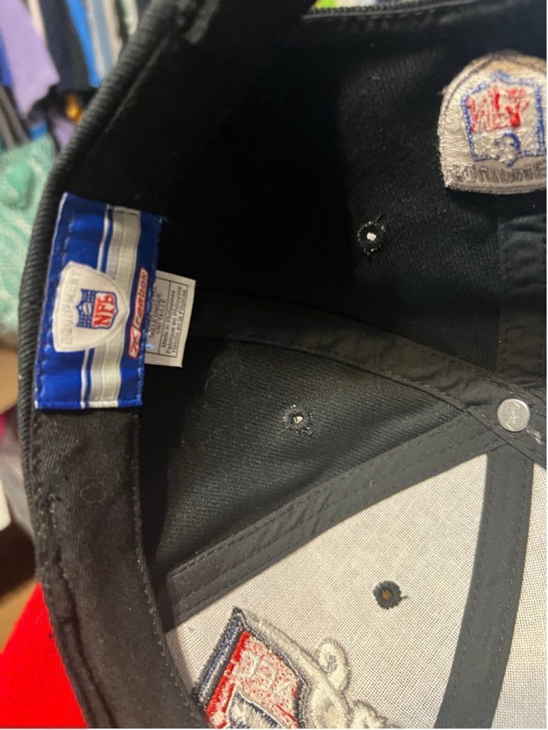 Reebok Unisex Reebok NFL 2003 AFC Champions Cap Black/Red One Size Size ONE SIZE - 6 Thumbnail
