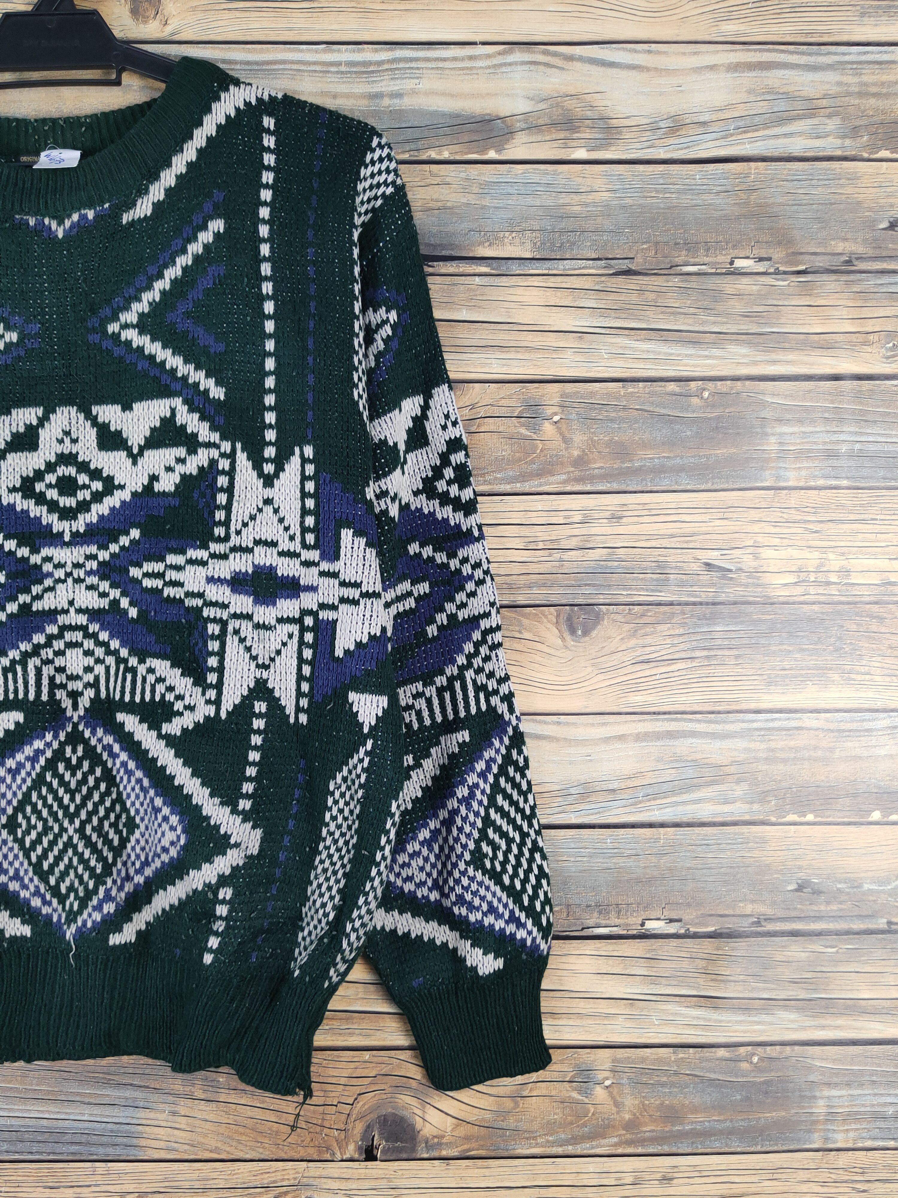Vintage D Bound Broom Dark Green Knitwear Sweatshirts#W1673 Size US M / EU 48-50 / 2 - 6 Thumbnail
