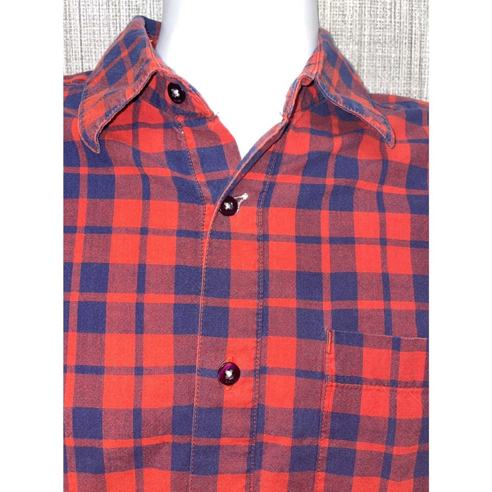 Vintage VINTAGE Stussy Plaid Checkered Shirt Mens S Long Sleeve Button-Up Red Mens S Size US S / EU 44-46 / 1 - 2 Thumbnail
