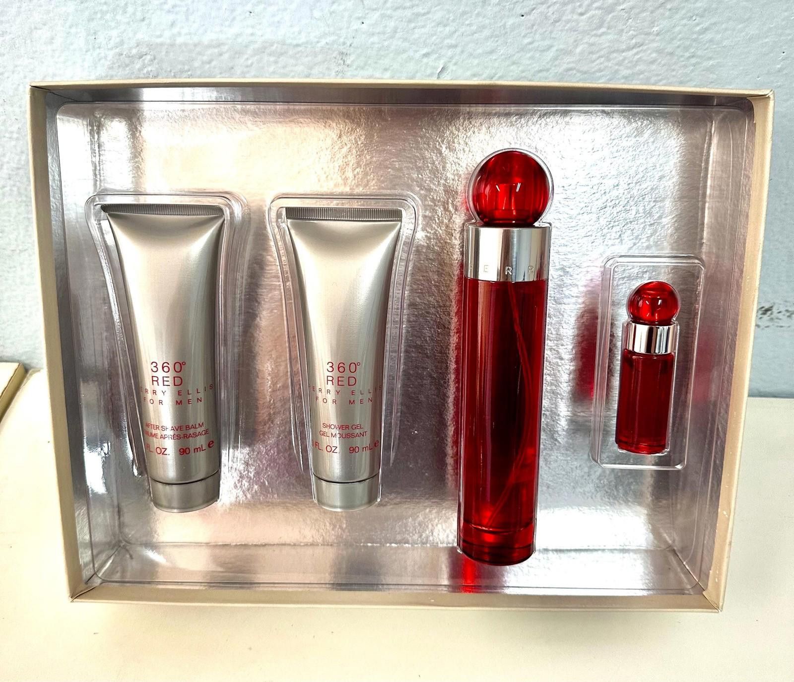 Perry Ellis Perry Ellis 360 Red 4pcs Perfume Set for Men Size ONE SIZE - 1 Preview