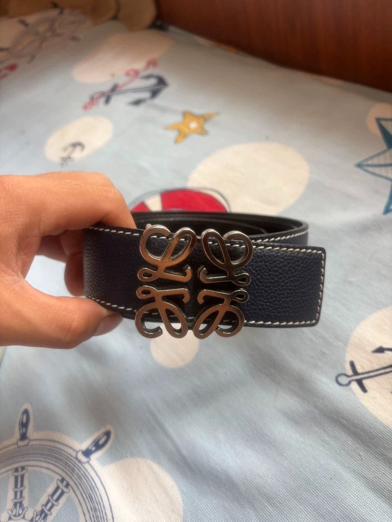 Loewe LOEWE size 85 Navy Blue Belt, Size ONE SIZE - 1 Thumbnail