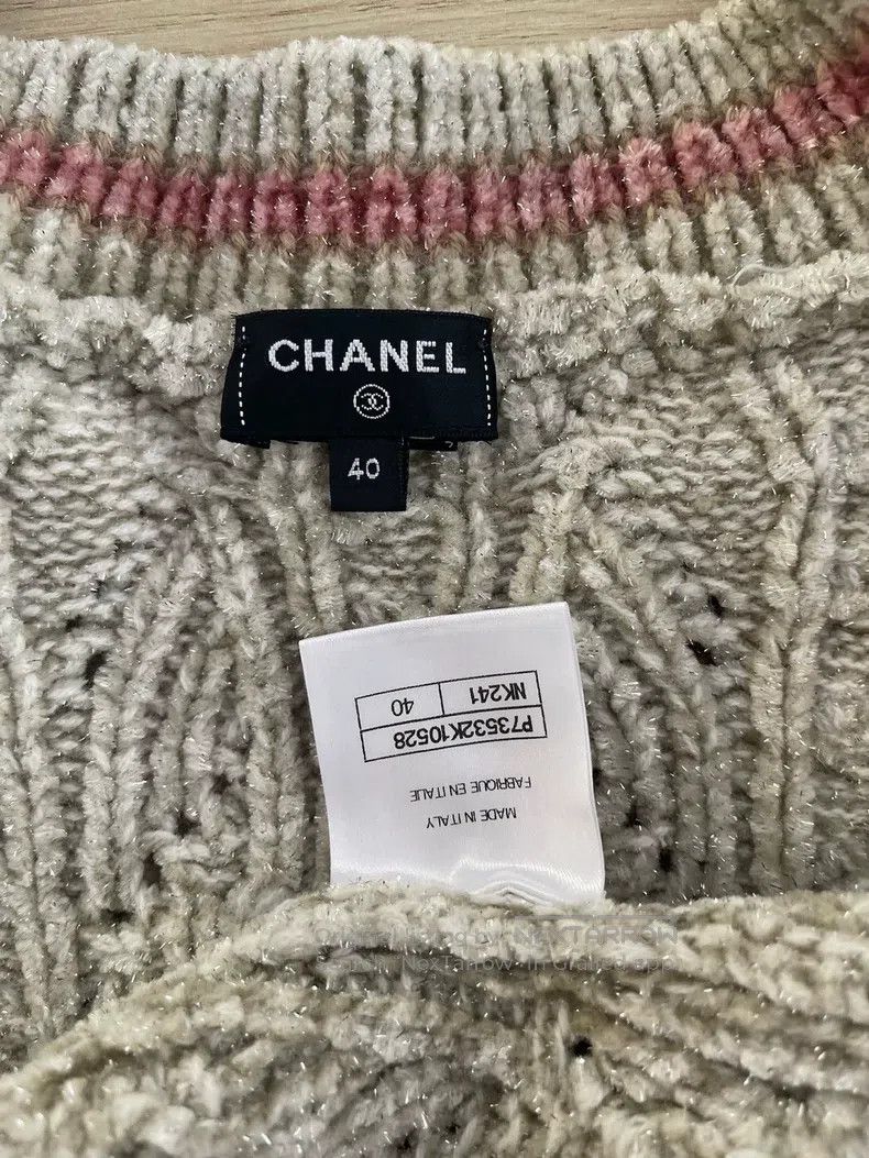 Chanel Chanel 22b metres gold popular sweater Size S / US 4 / IT 40 - 3 Thumbnail