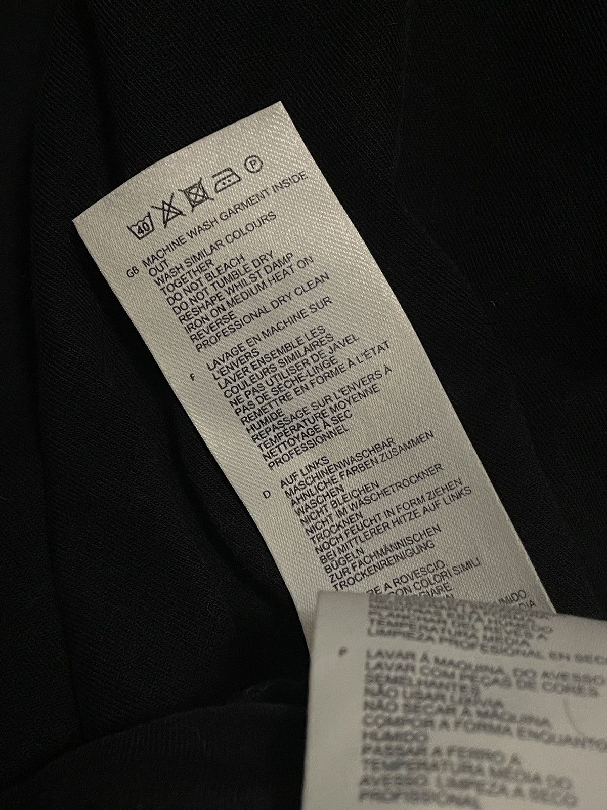 Fred Perry × Raf Simons RAF simons x Fred Perry T-shirt Black tee Y2K avantgarde Size US S / EU 44-46 / 1 - 7 Thumbnail