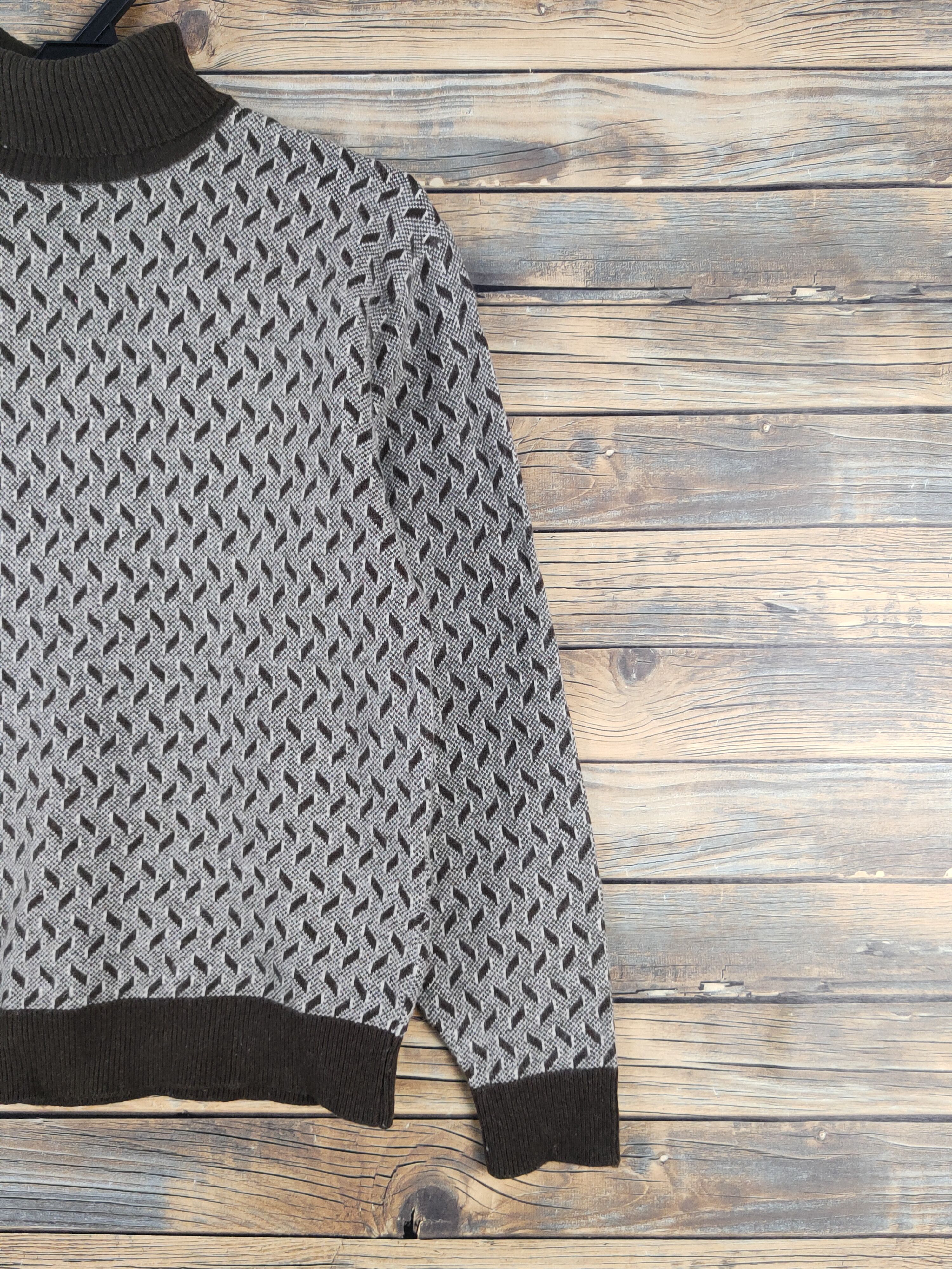 Homespun Knitwear × Japanese Brand × Vintage Cross Brown Knitwear vintage Sweatshirts #W1553 Size US S / EU 44-46 / 1 - 5 Thumbnail