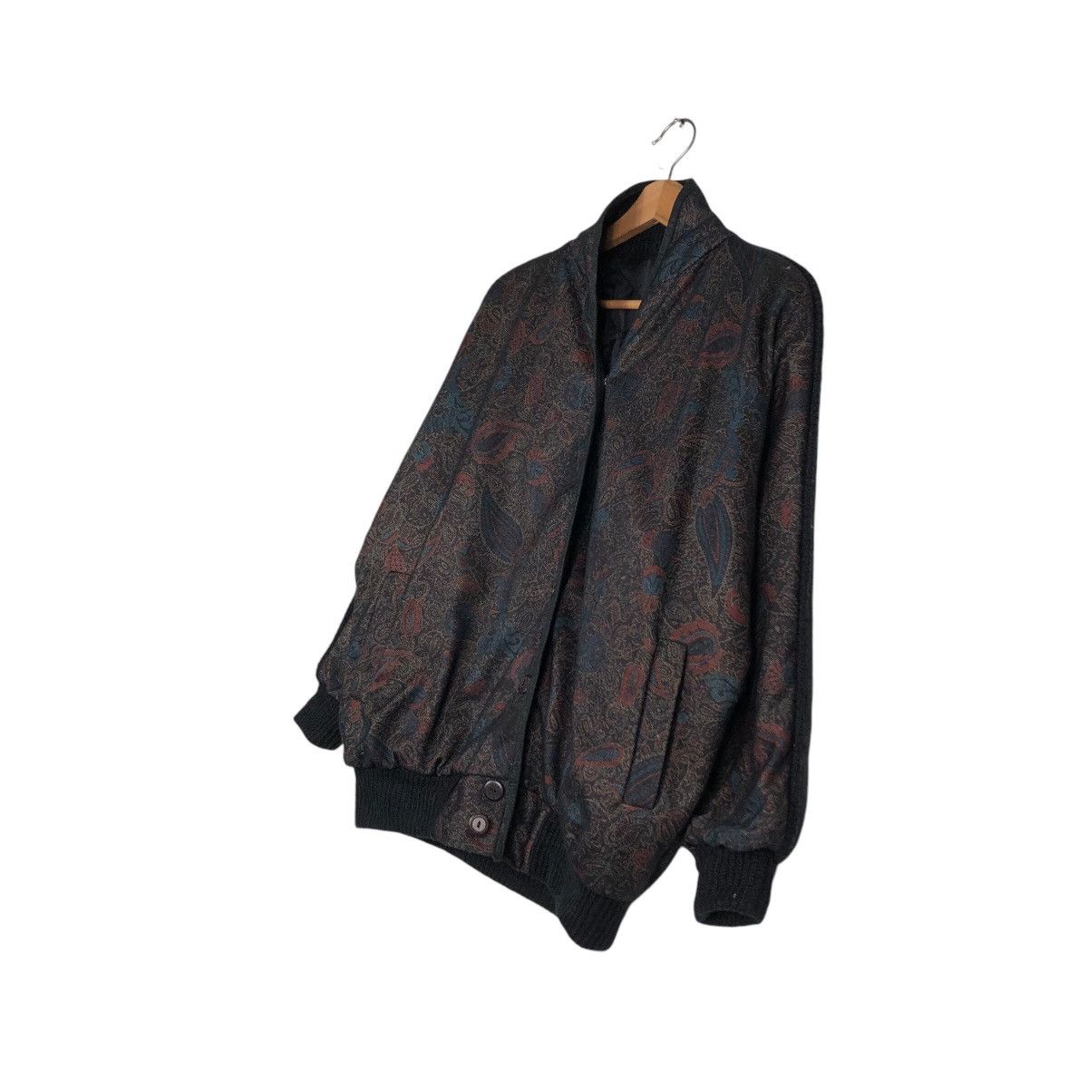 Japanese Brand 📌Vintage Bomber Jacket Floral Full Print Issey Miyake Size US M / EU 48-50 / 2 - 3 Thumbnail