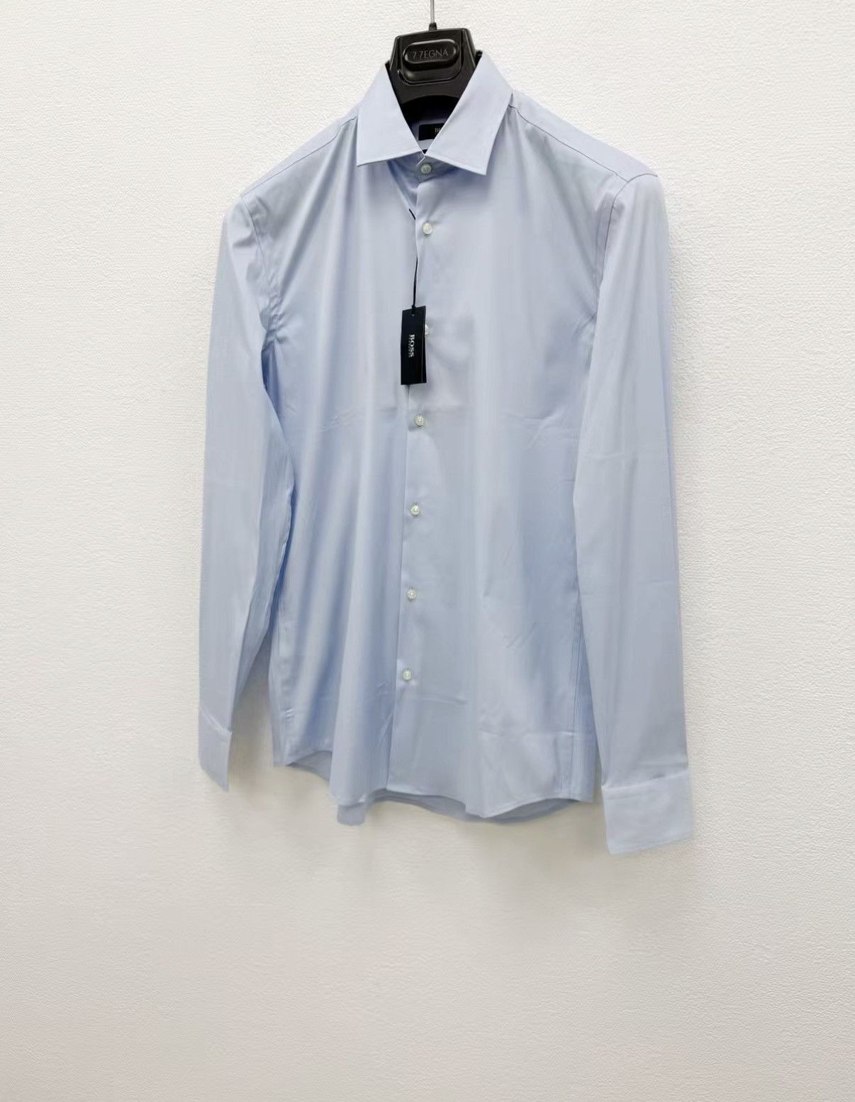 Hugo Boss HUGO BOSS Stretch Long Sleeve Shirt J30 Size US S / EU 44-46 / 1 - 2 Thumbnail