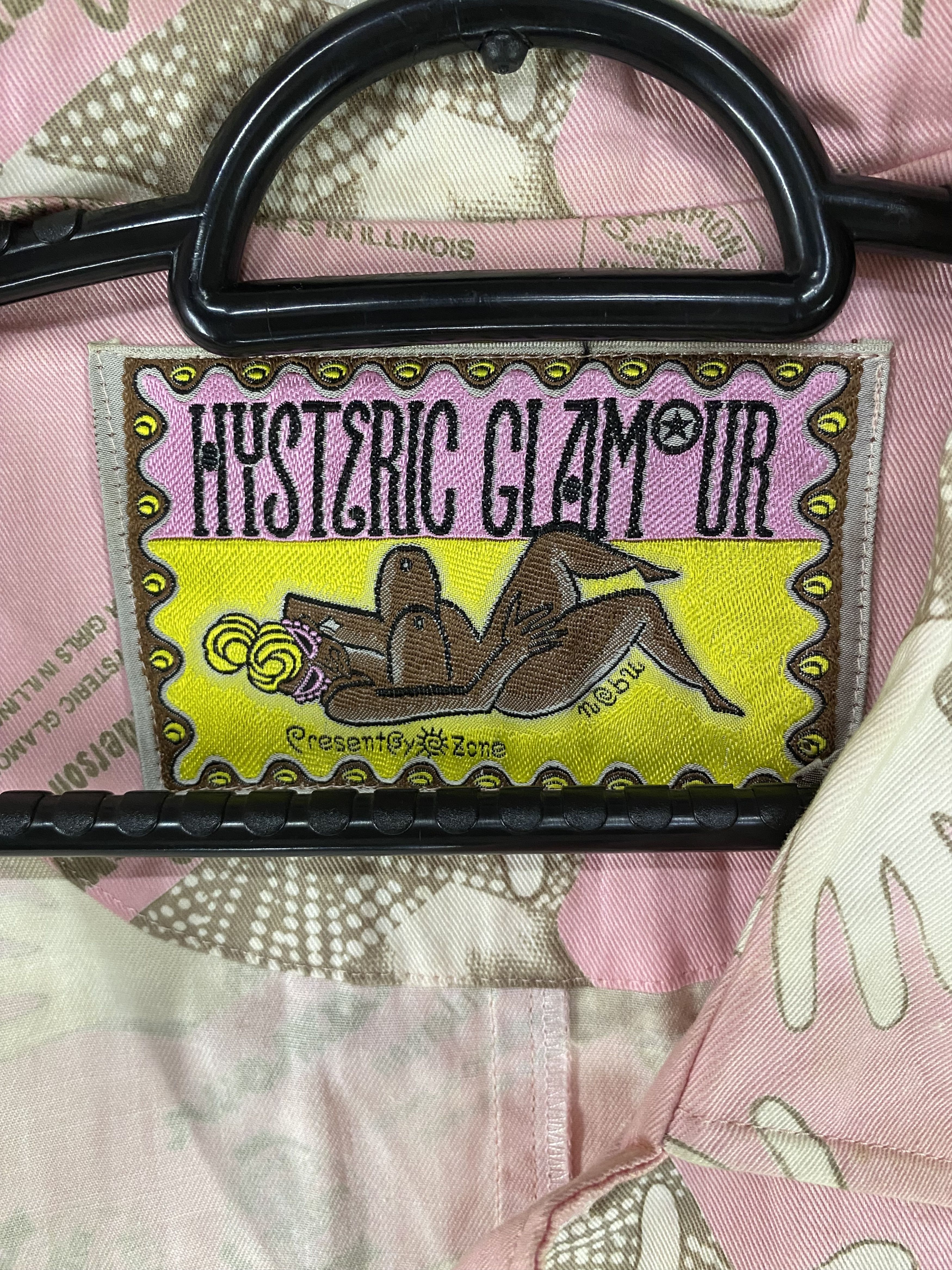 Designer × Hysteric Glamour 1980s Hysteric glamour Nobu allover print cropped jacket Size M / US 6-8 / IT 42-44 - 8 Thumbnail