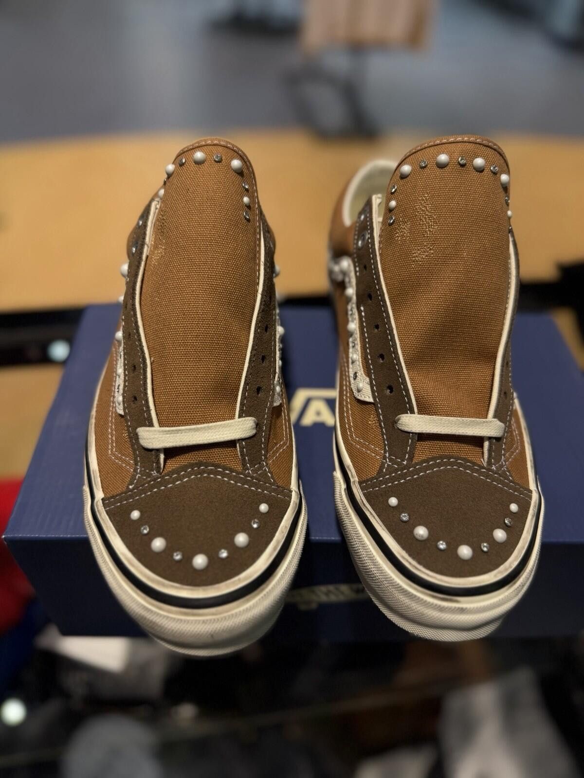 Vans Size 9.5M - Vans LX Old Skool 36 Pearlized Vintage Cocoa Size US 9.5 / EU 42-43 - 9 Thumbnail