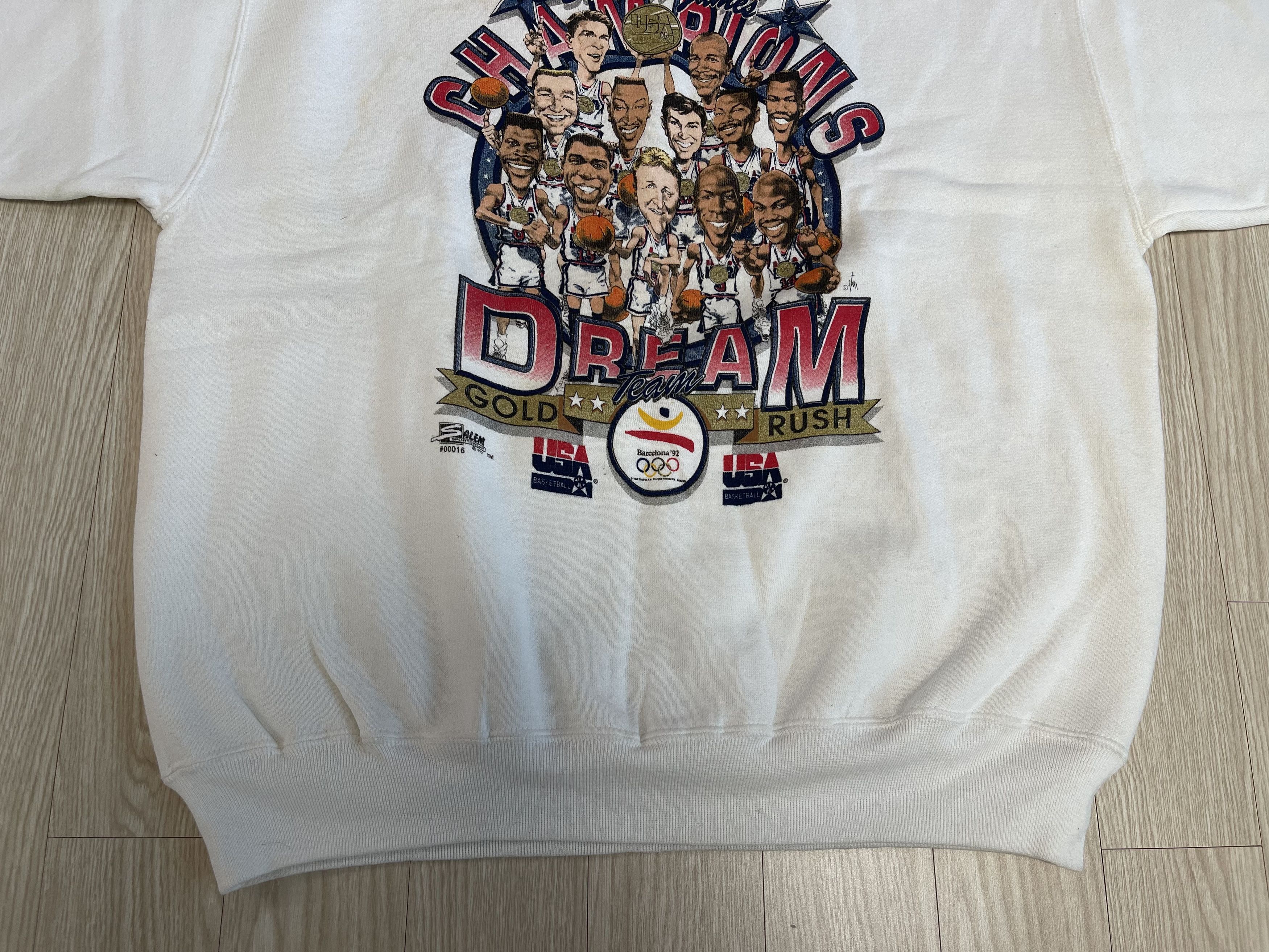 NBA 1992 Dream Team Basketball Olympics USA Edition 90Sweatshirt Size US L / EU 52-54 / 3 - 7 Thumbnail