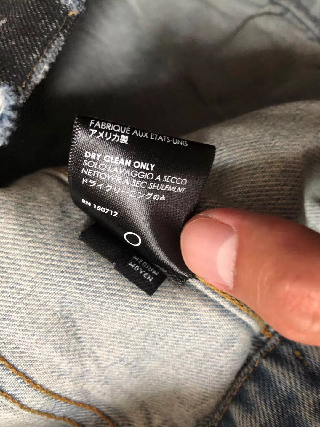 Amiri amiri classic color-blocked destroyer jacket Size US M / EU 48-50 / 2 - 6 Thumbnail