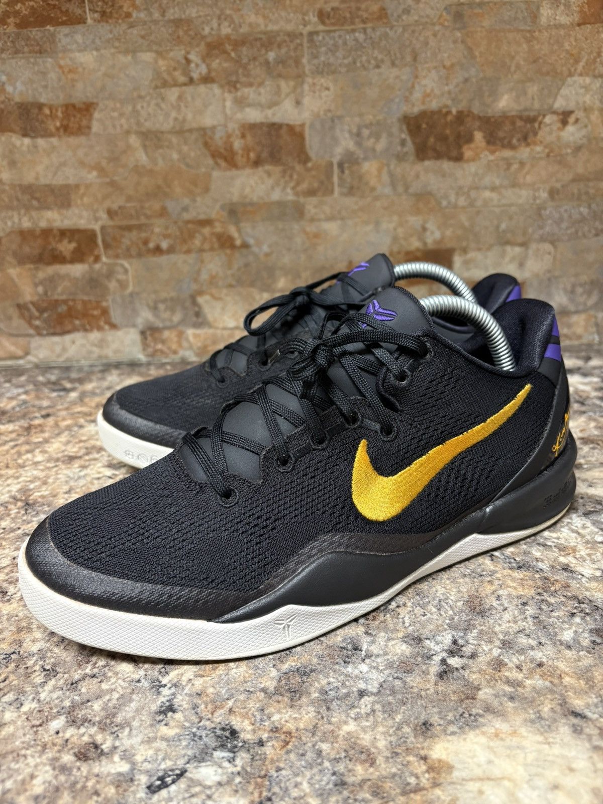 Nike Nike Kobe 8 Protro Lakers Away Size 6.5Y Size US 6.5 / EU 39-40 - 1 Thumbnail