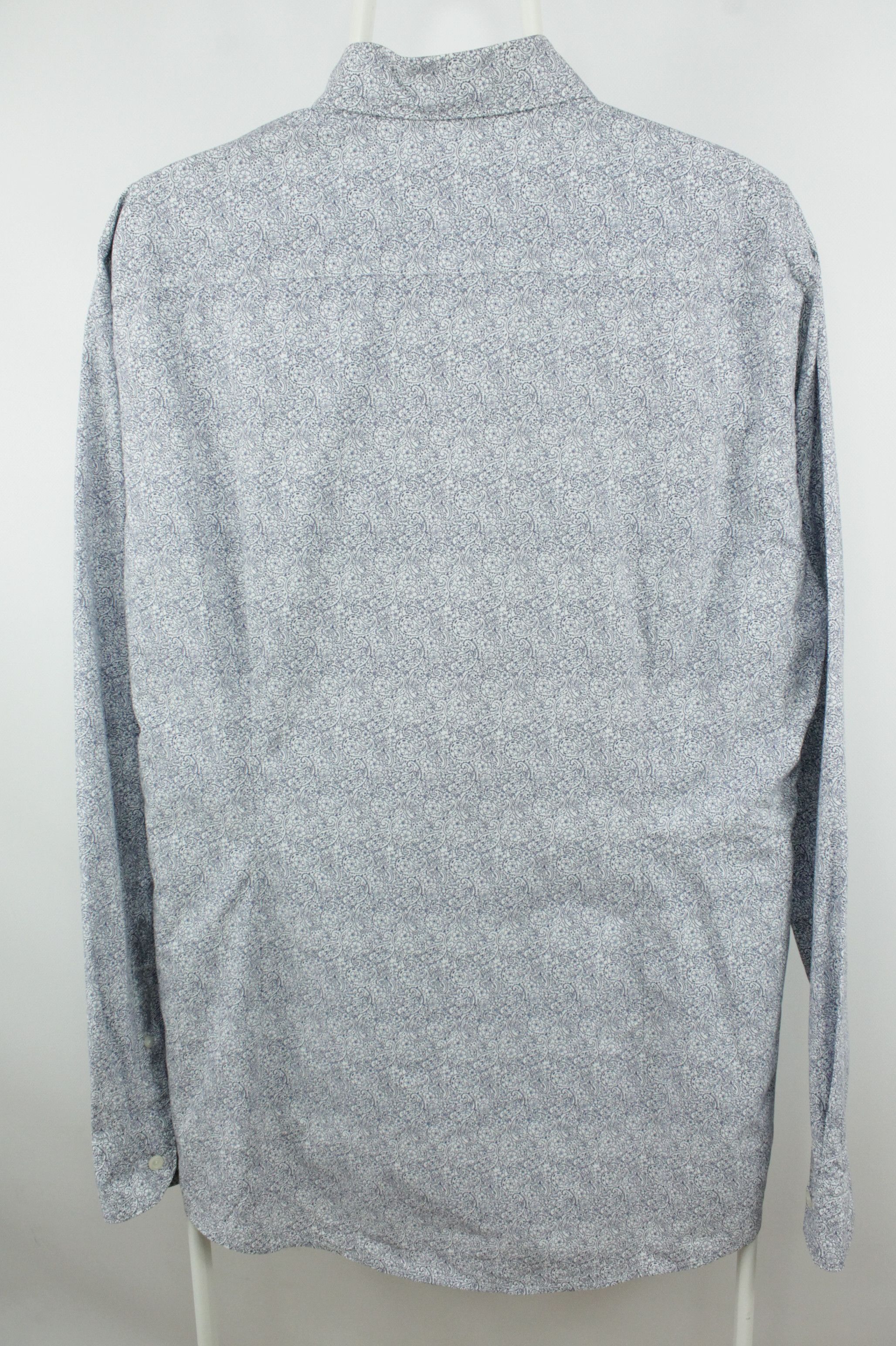 Designer × Eton ETON Paisley Print Poplin Cotton Slim Fit Dress Shirt Men's Size US XL / EU 56 / 4 - 6 Thumbnail