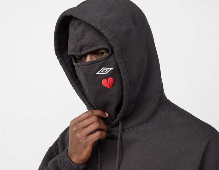 Umbro x Slam Jam Black I Love Referees Logo Masked Hoodie Size US L / EU 52-54 / 3 - 4 Thumbnail